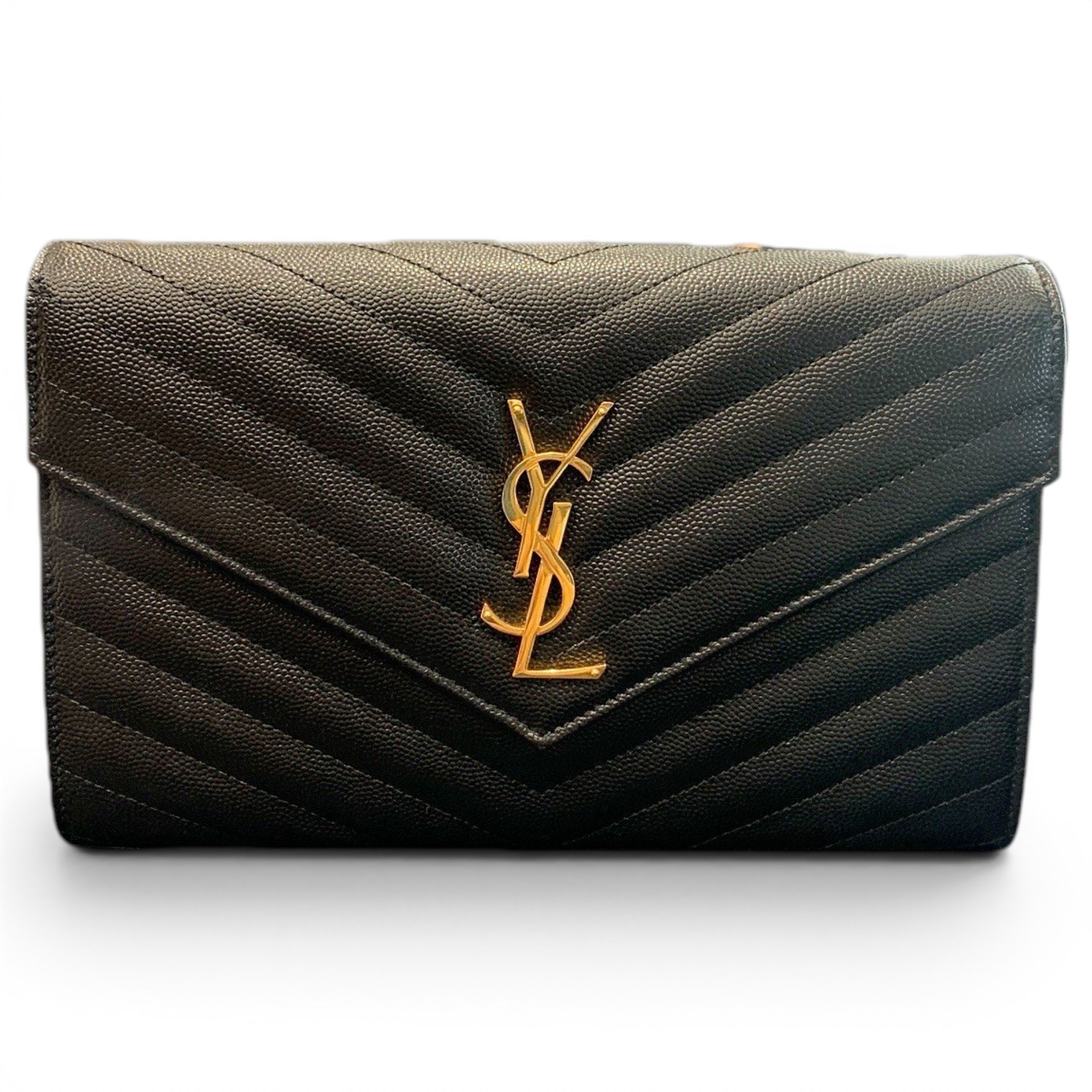 Portefeuille enveloppe leather handbag