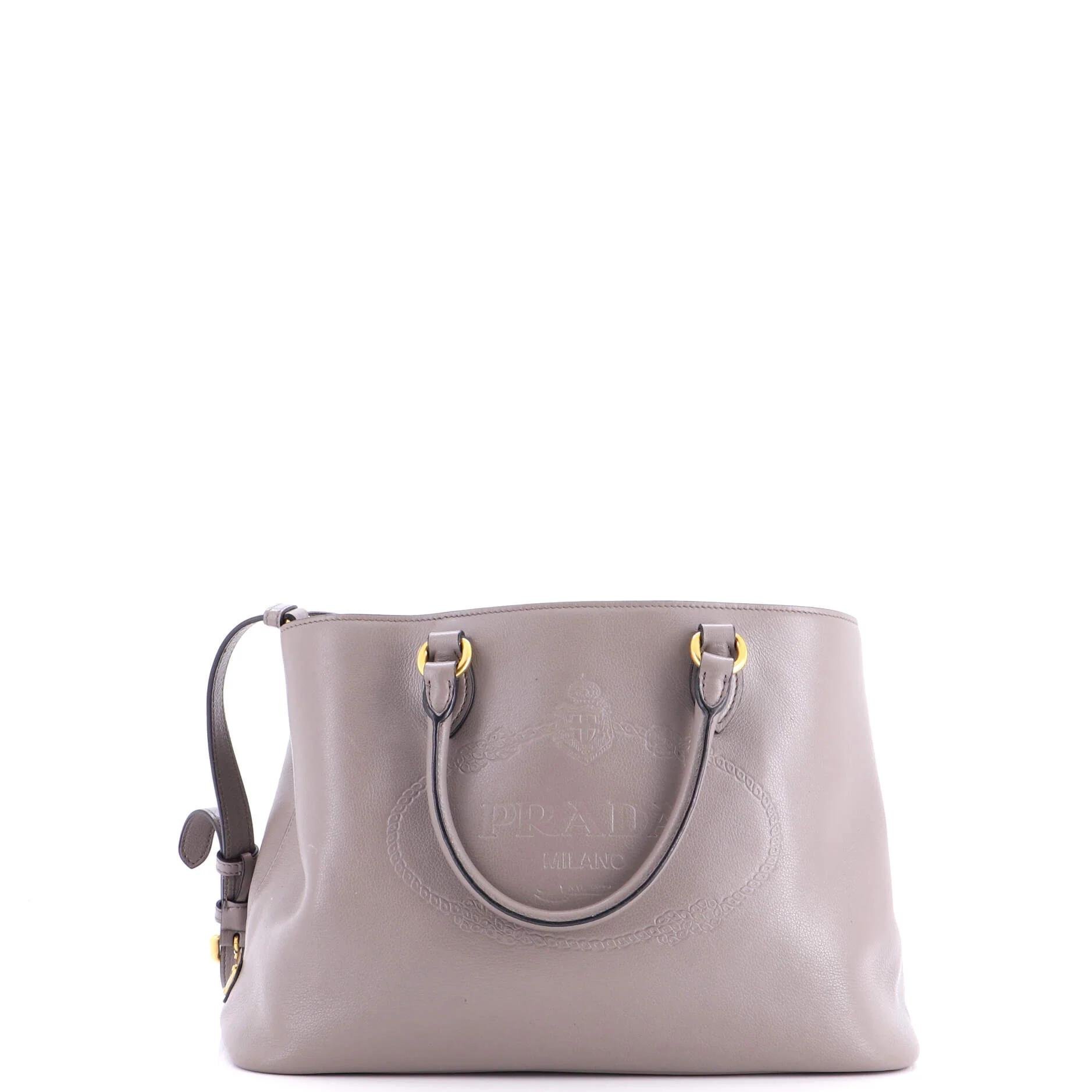 Leather tote