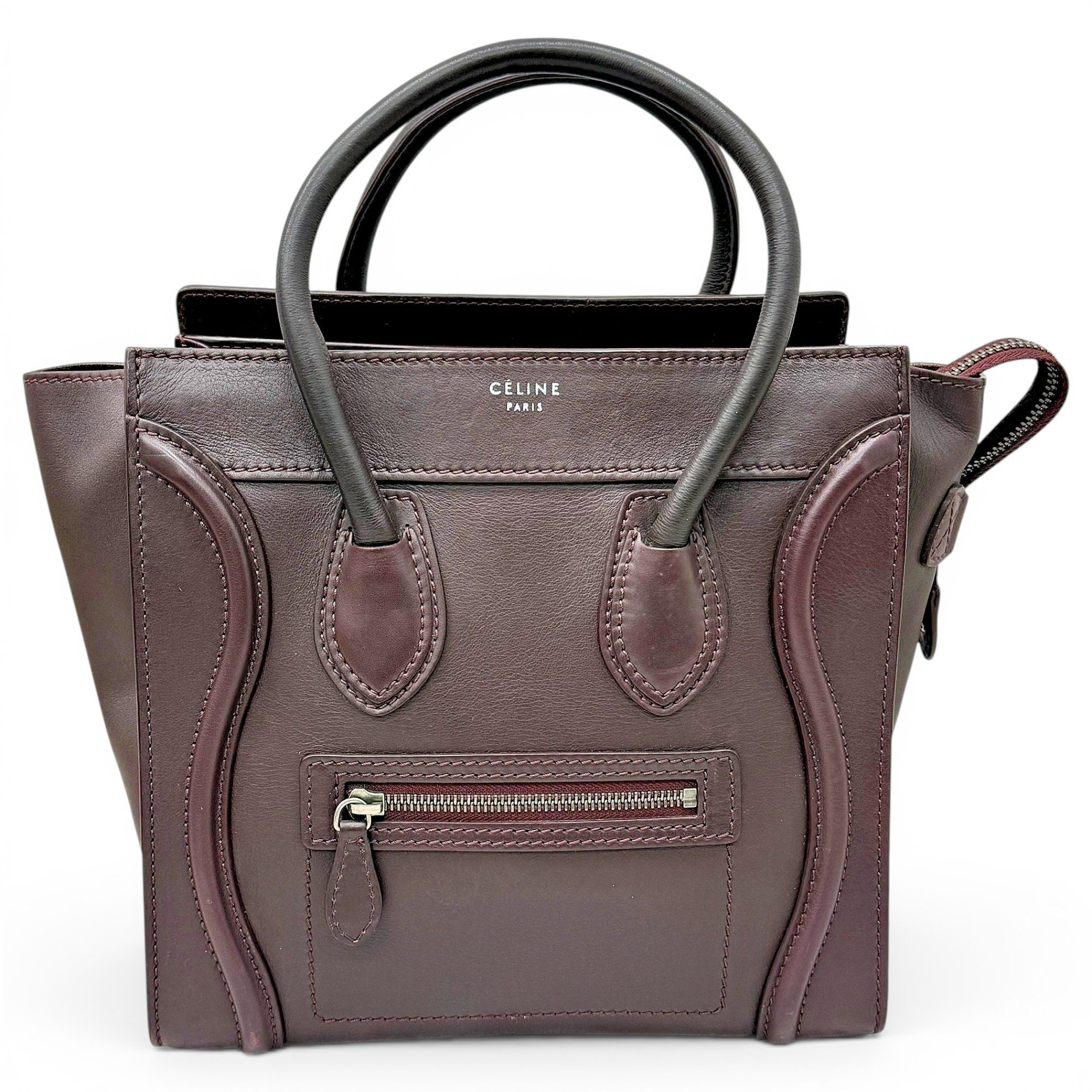 Luggage leather handbag