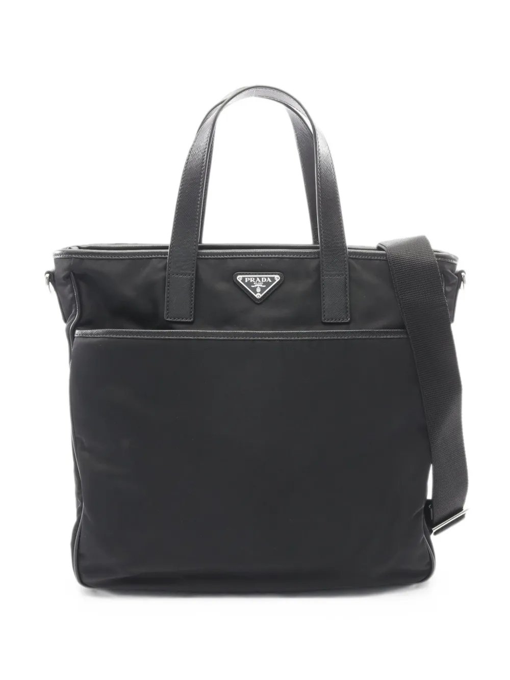 2000s Tessuto Saffiano business bag