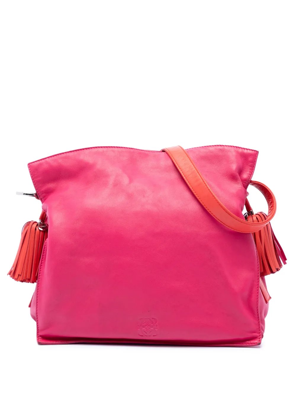 2012 Bicolor Nappa Flamenco Tassel 30 crossbody bag