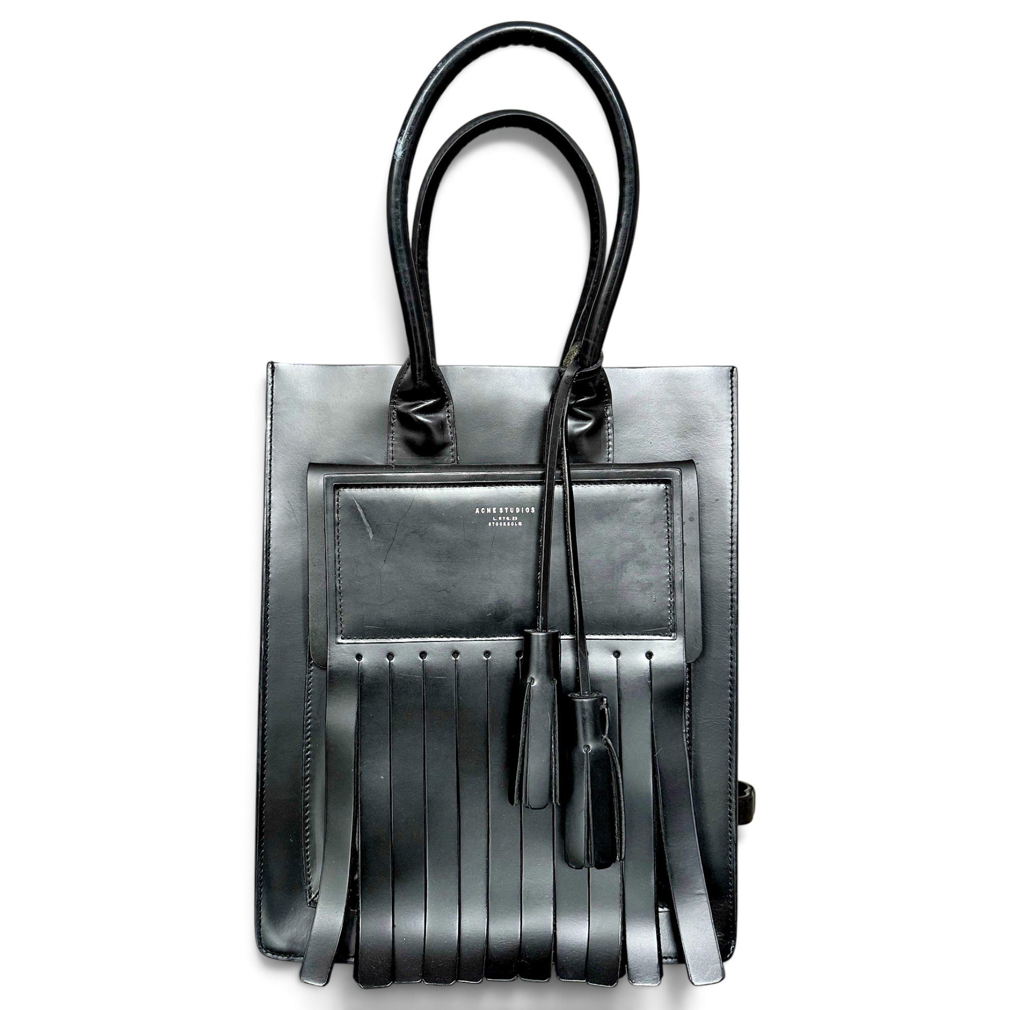 Leather tote