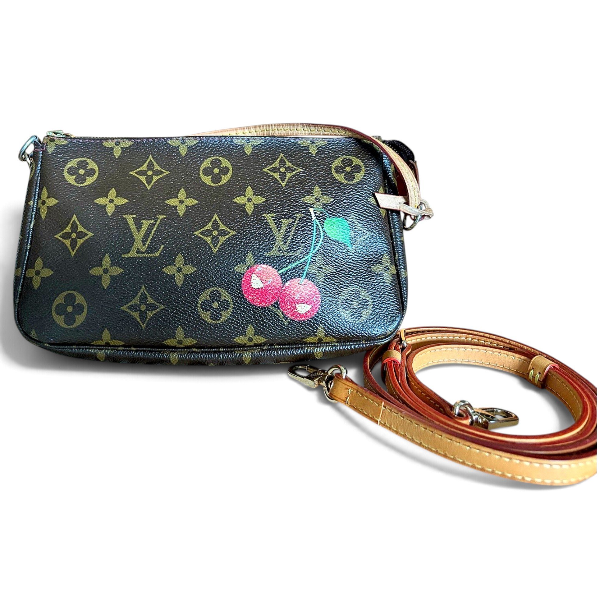 Pochette Accessoire leather crossbody bag