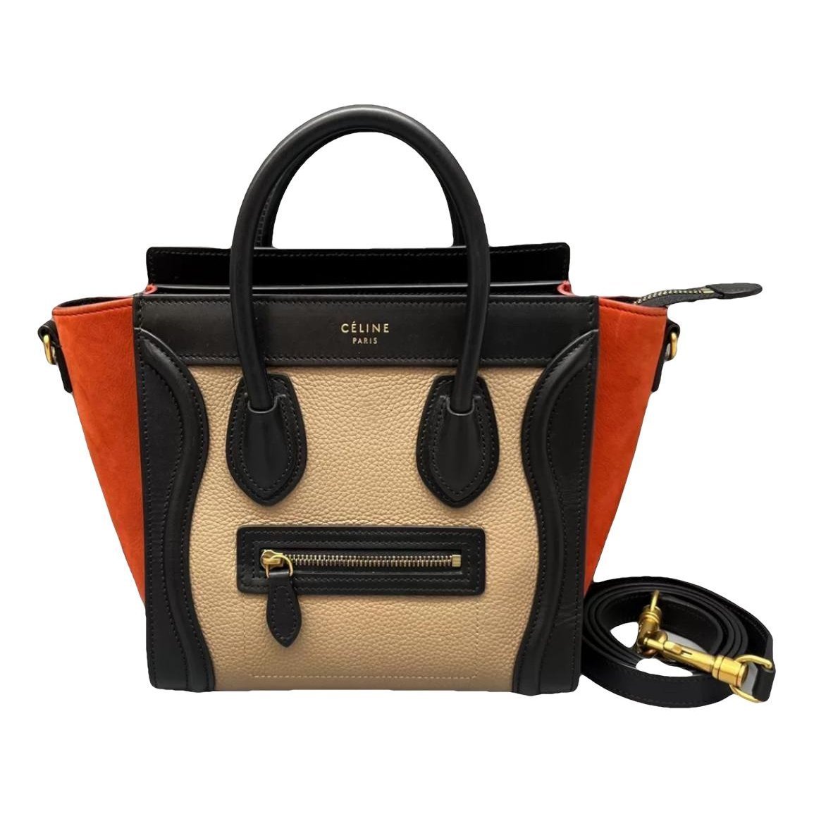 Nano Luggage leather handbag