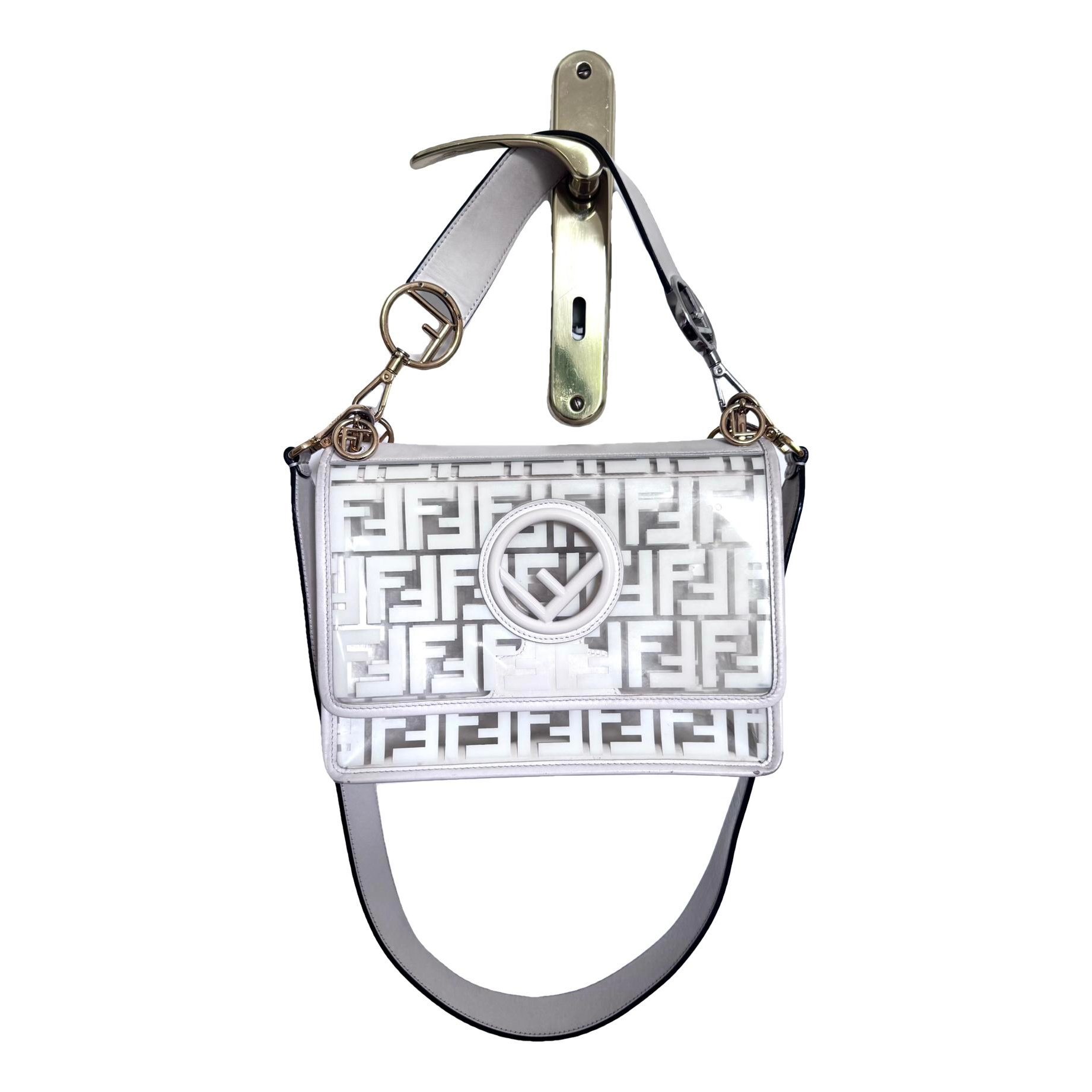 Kan I Logo leather handbag
