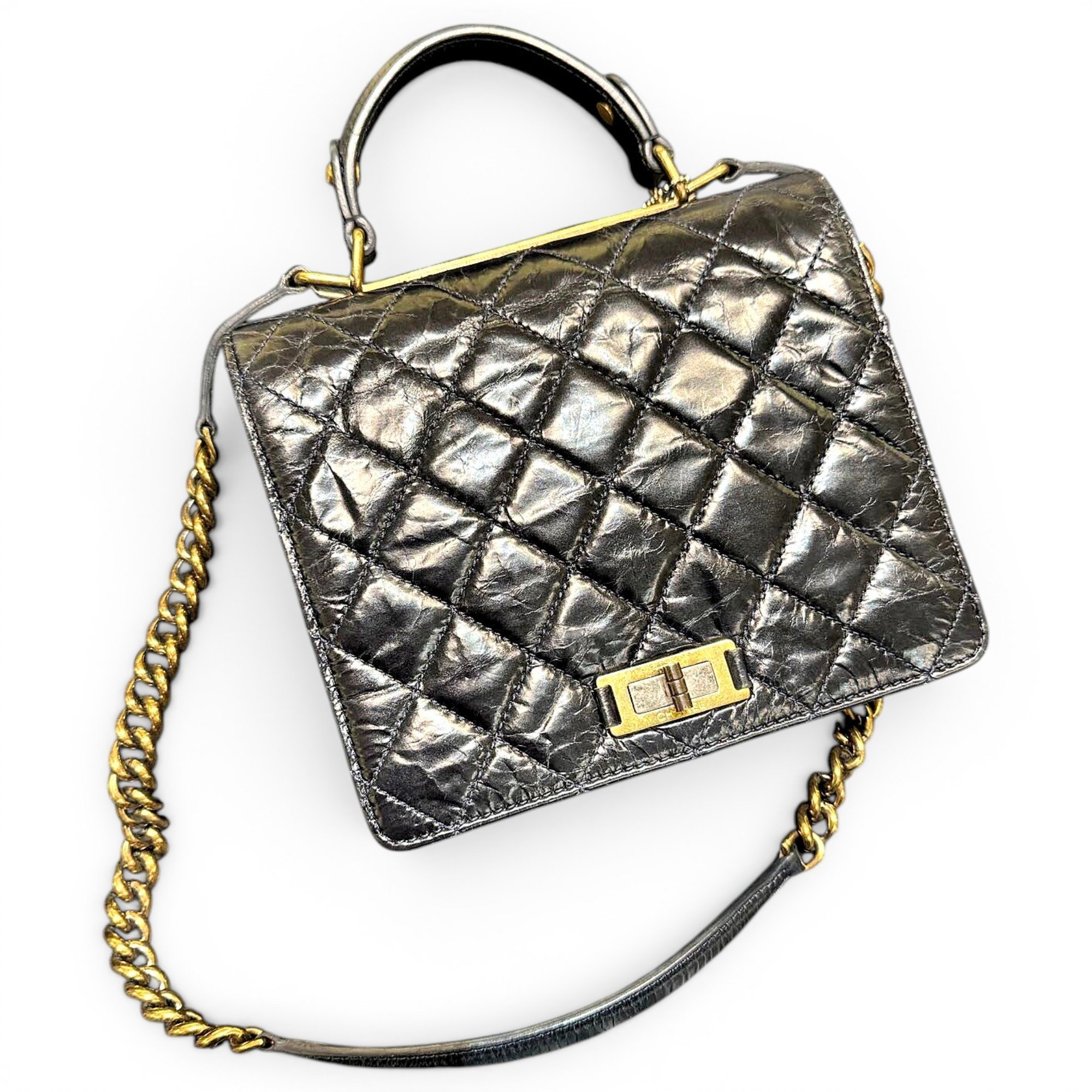 Leather handbag