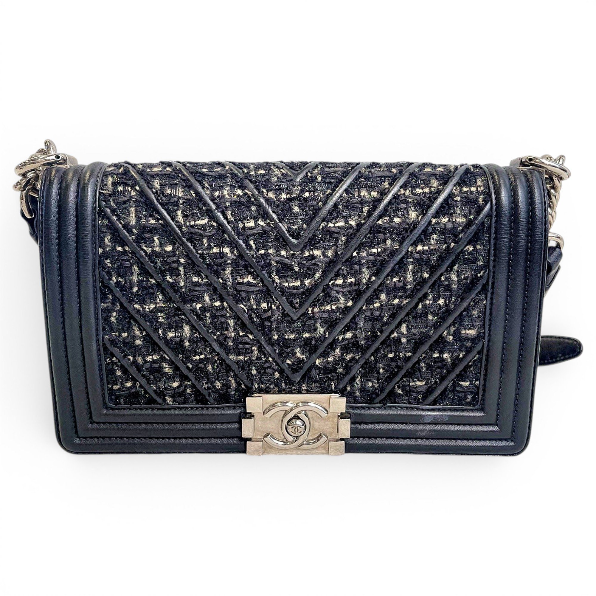 Boy leather crossbody bag
