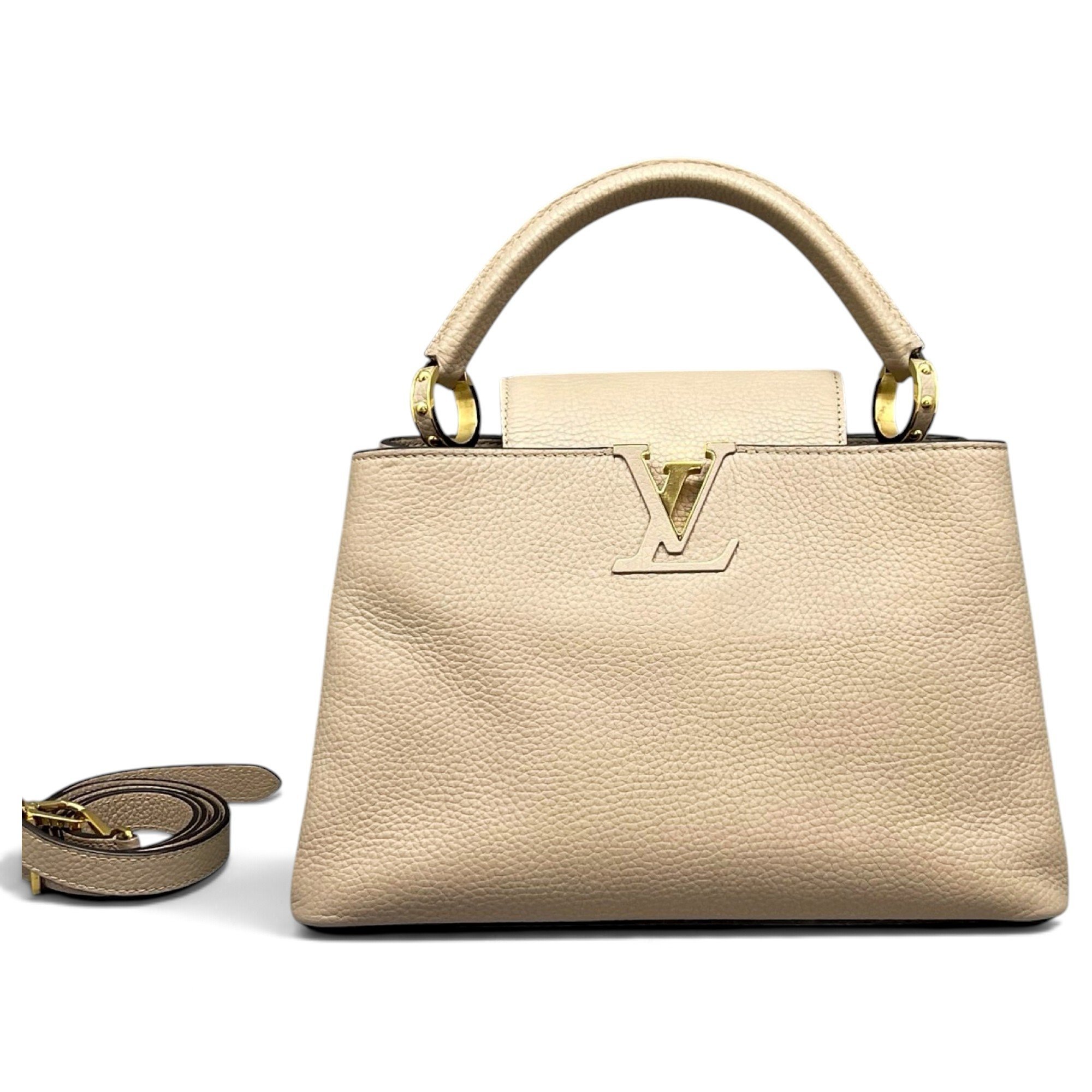 Capucines leather handbag