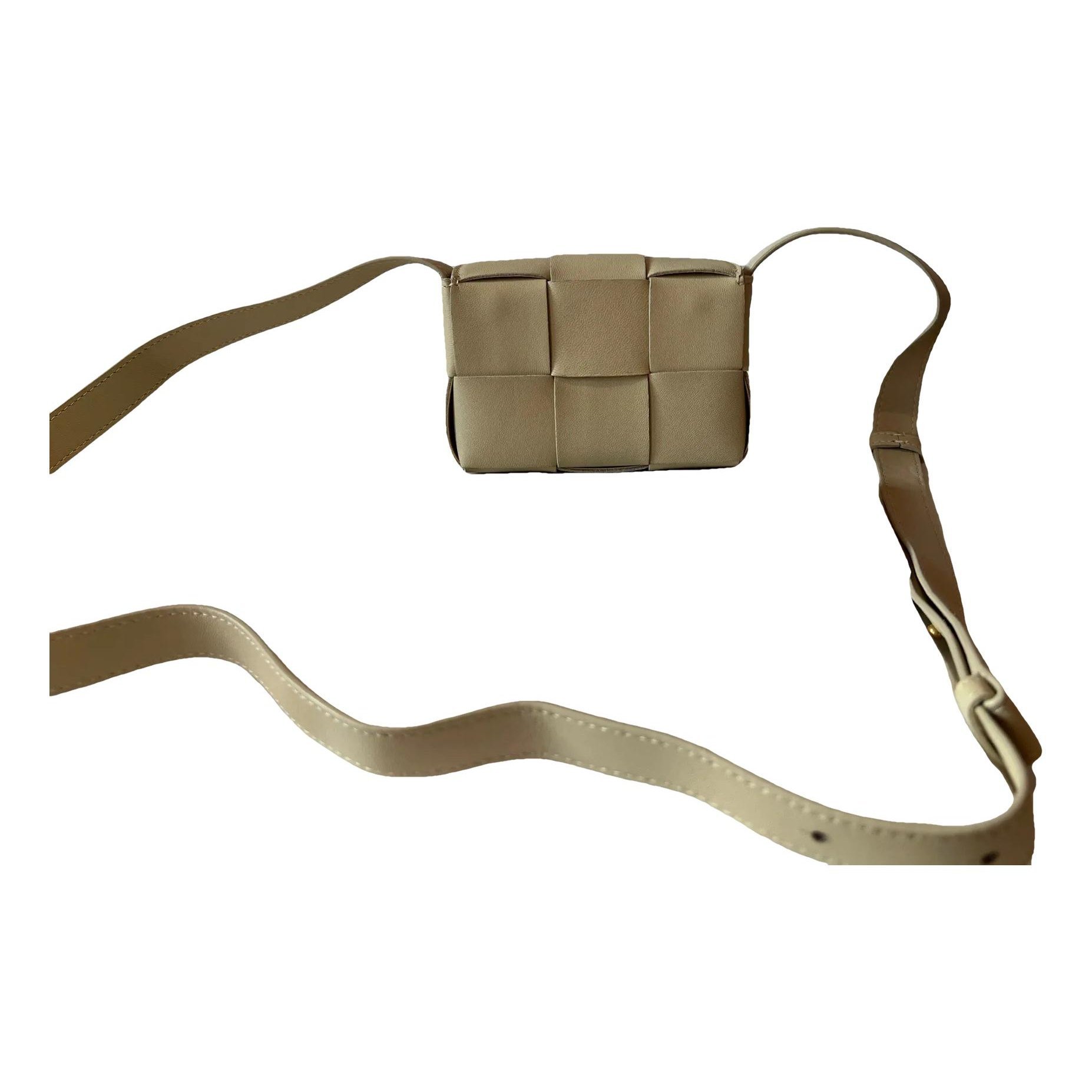 Cassette leather crossbody bag