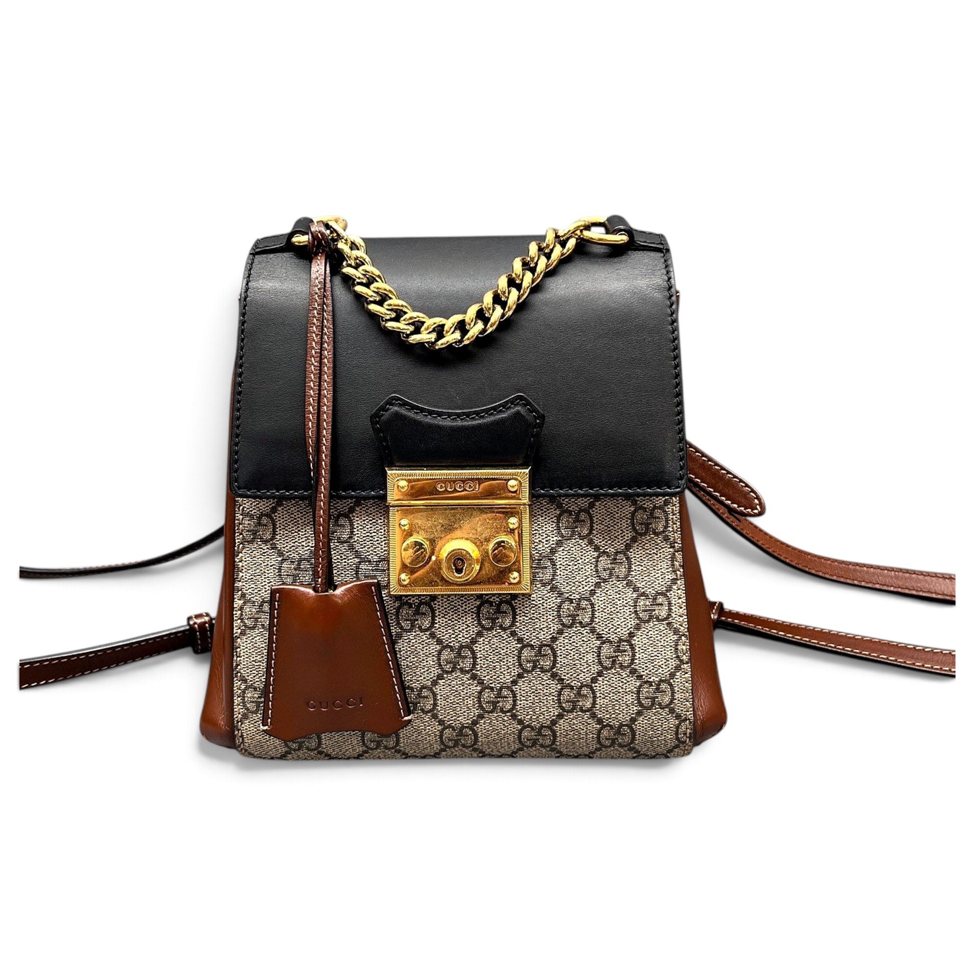 Leather backpack