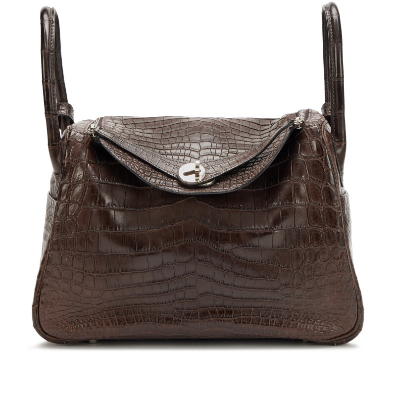 Chocolat Matte Niloticus Crocodile Lindy 30 Palladium Hardware, 2007