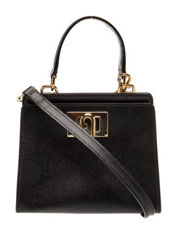 Leather Top Handle Bag