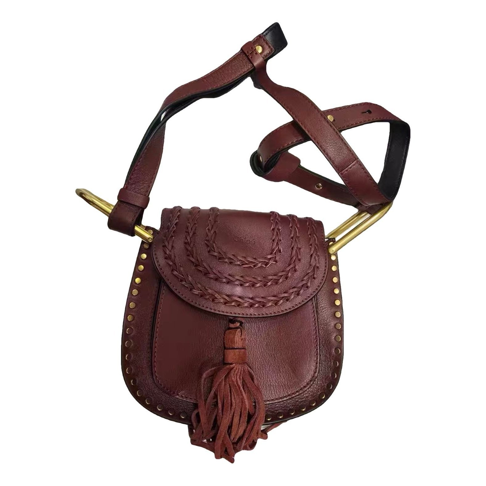 Hudson leather crossbody bag