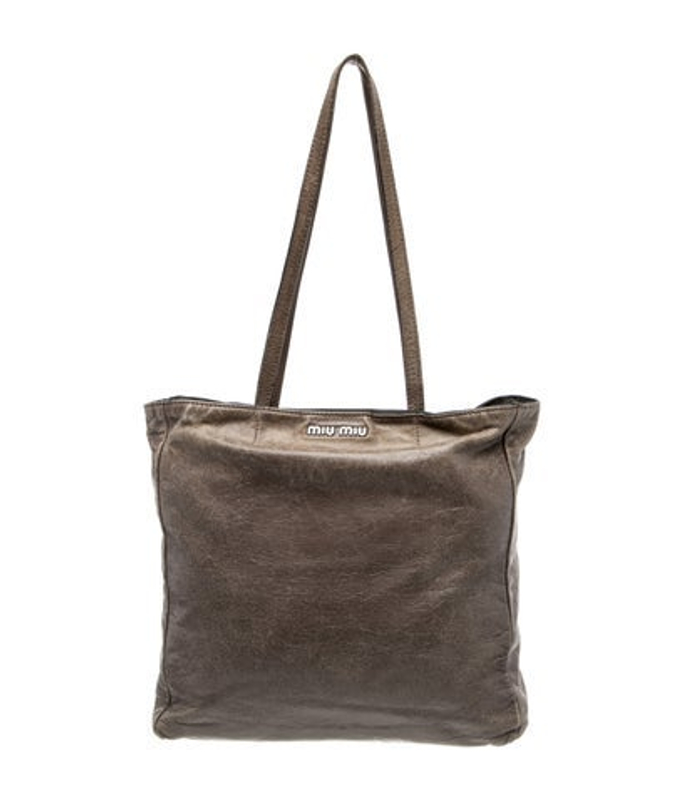 Miu Miu Miu Leather Tote