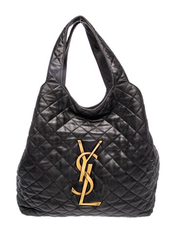 Saint Laurent Leather Quilted Icare Maxi 2024