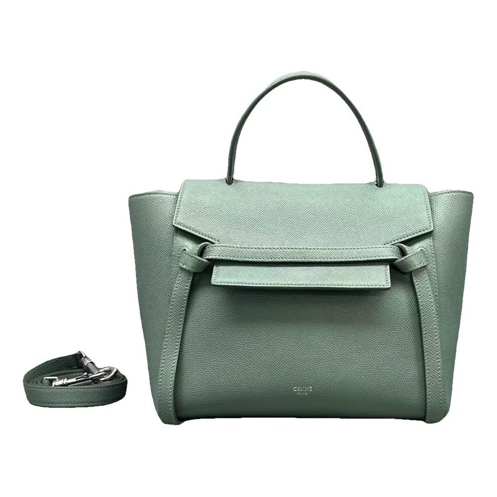 Belt leather handbag