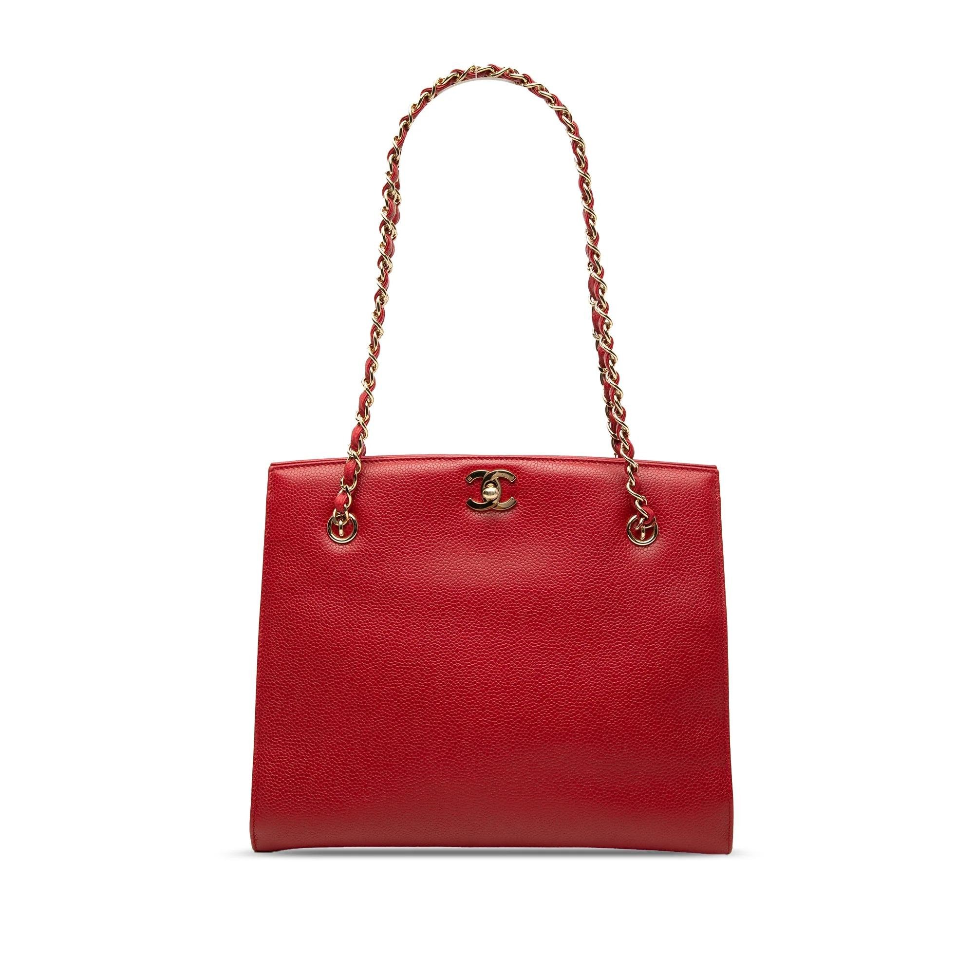 Leather tote