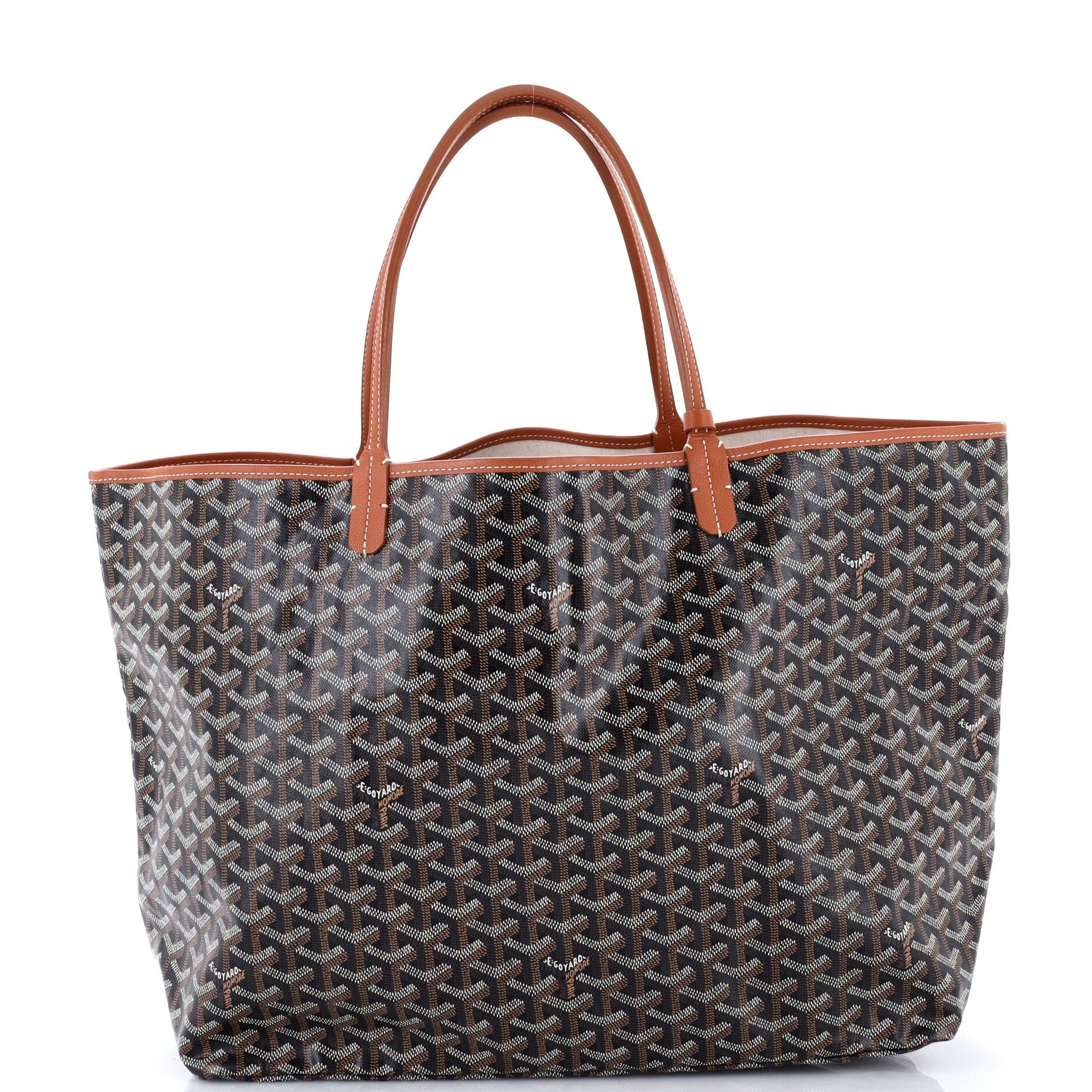 Saint Louis Tote Claire Voie Coated Canvas GM