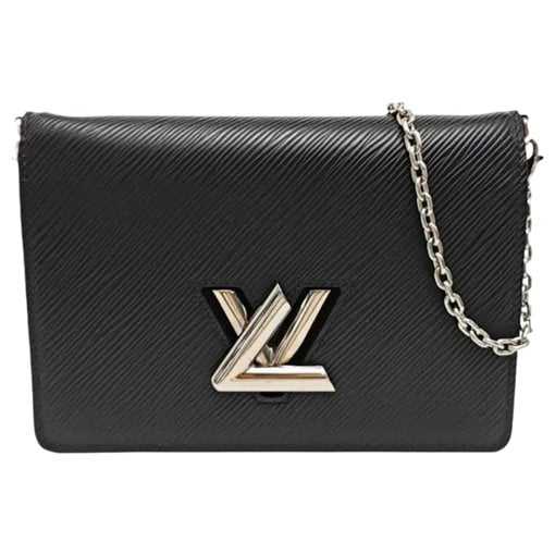 Twist Belt Wallet On Chain leather handbag