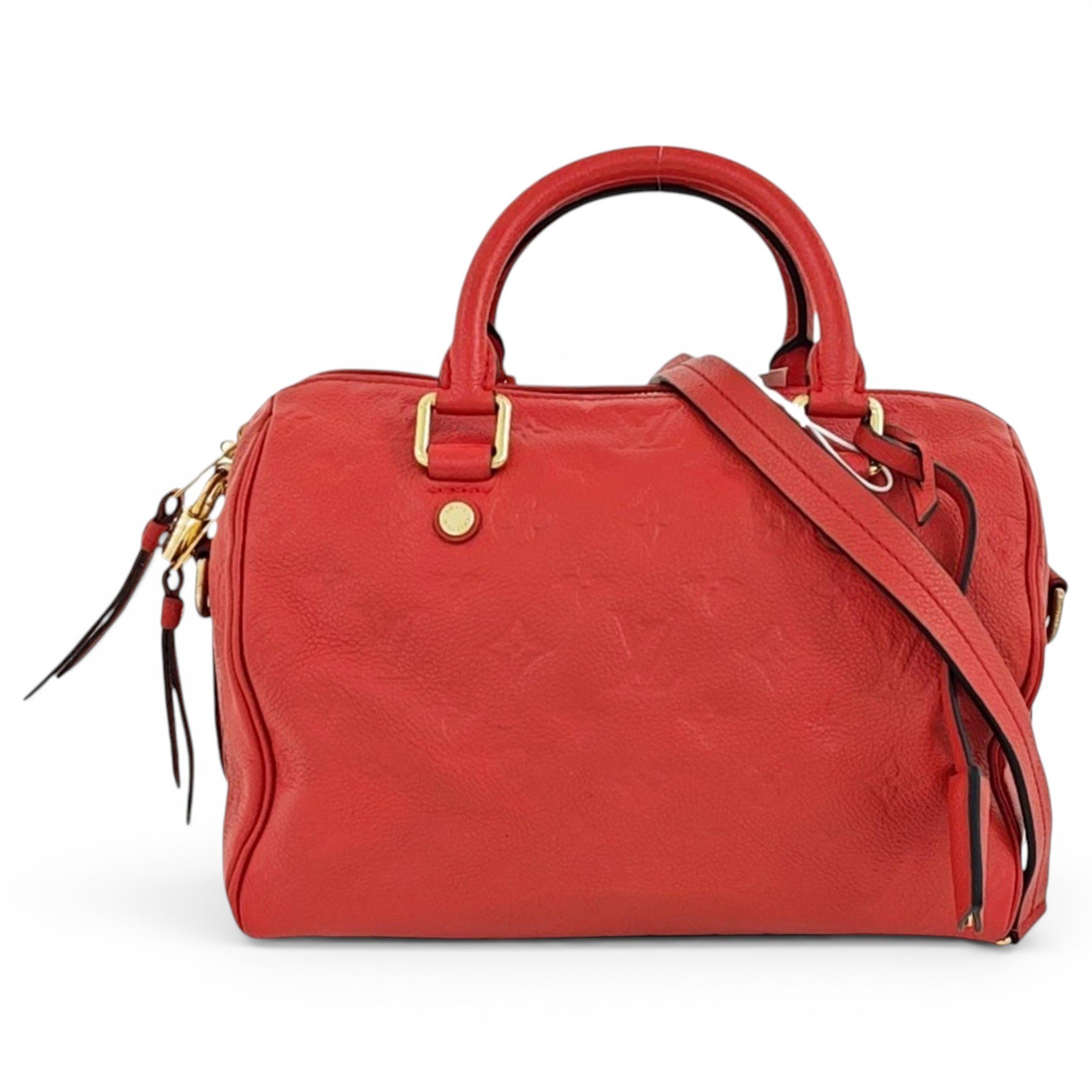Nano Speedy / Mini HL leather handbag