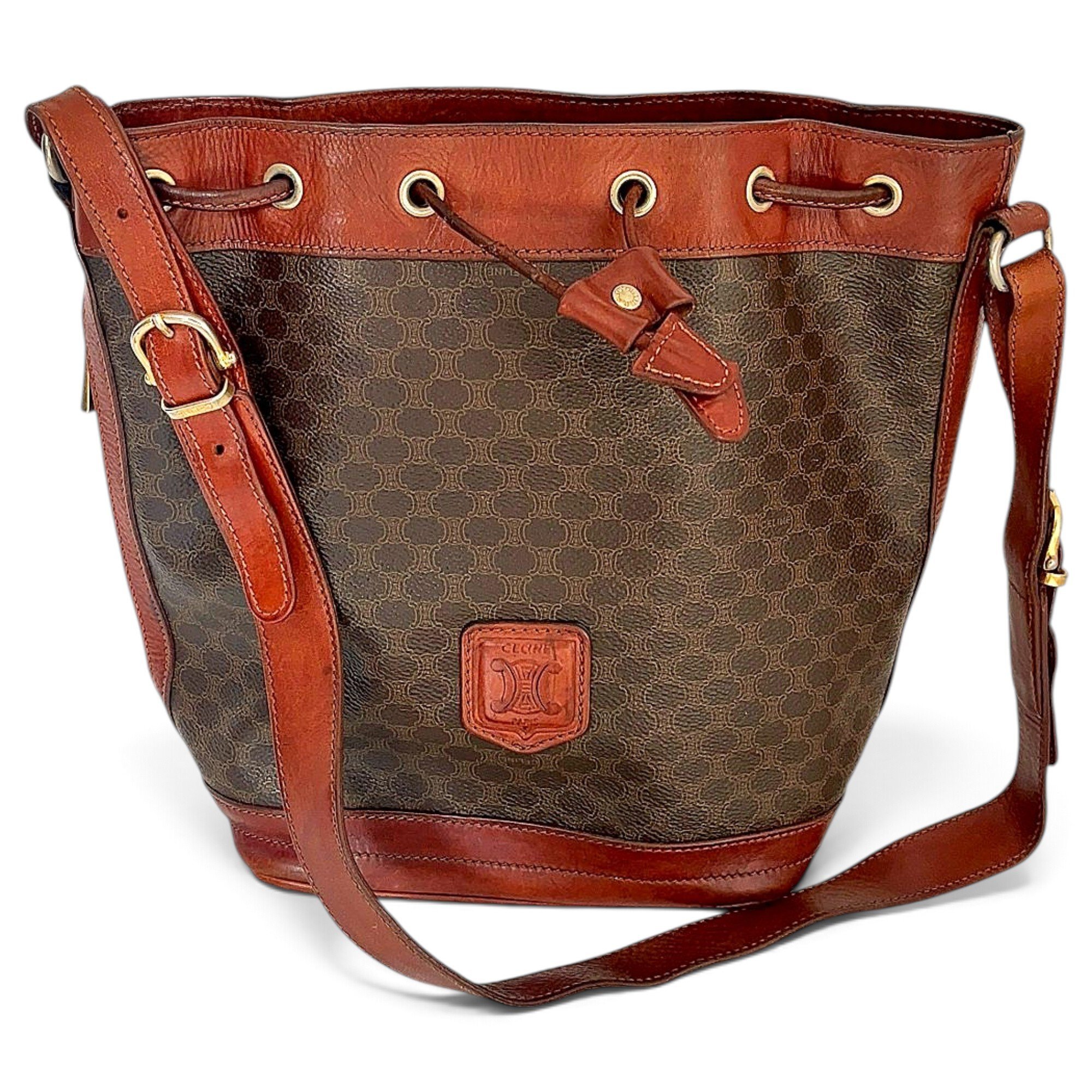 SAC SEAU leather handbag