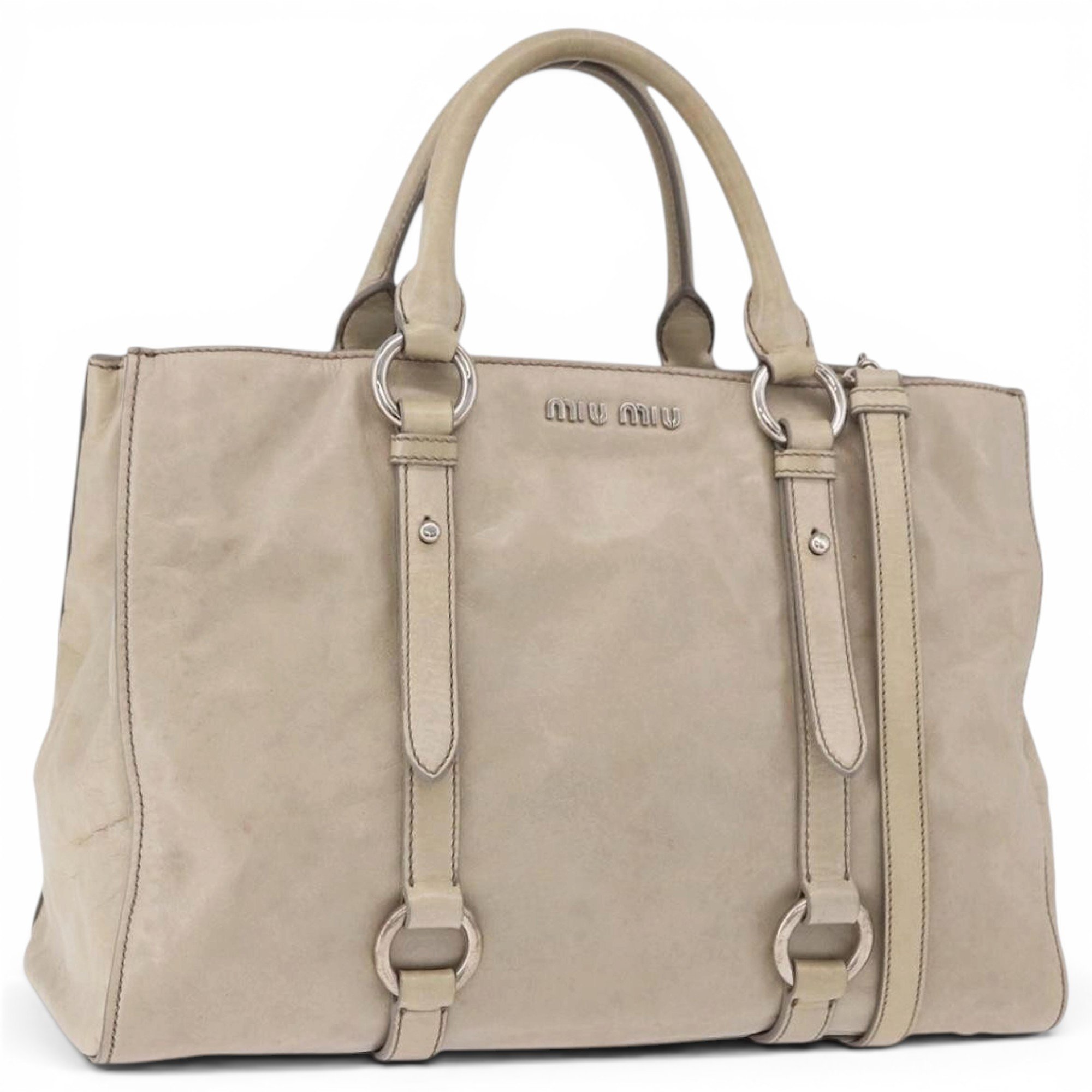Leather handbag