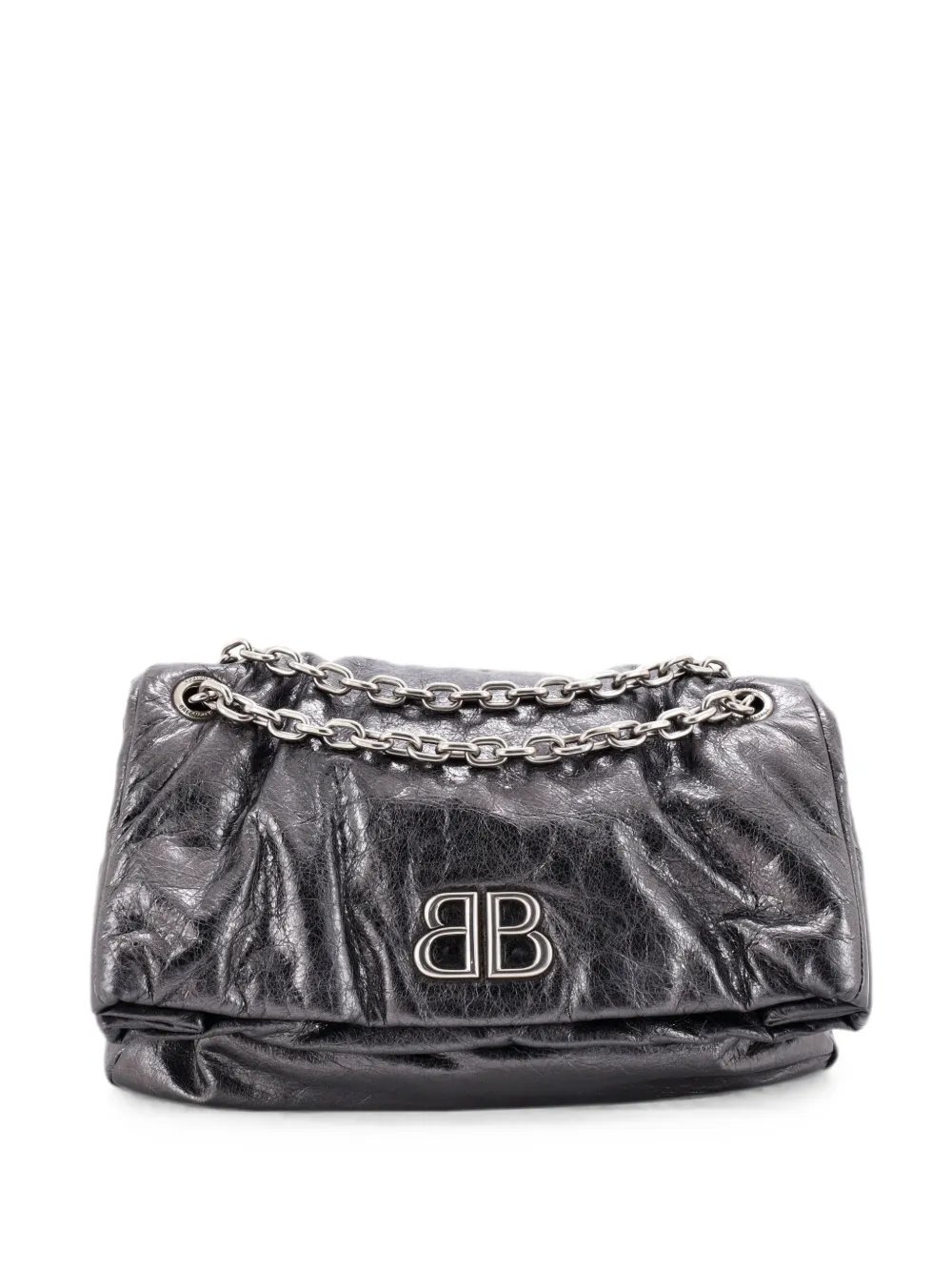 Monaco Chain Flap Leather Medium shoulder bag