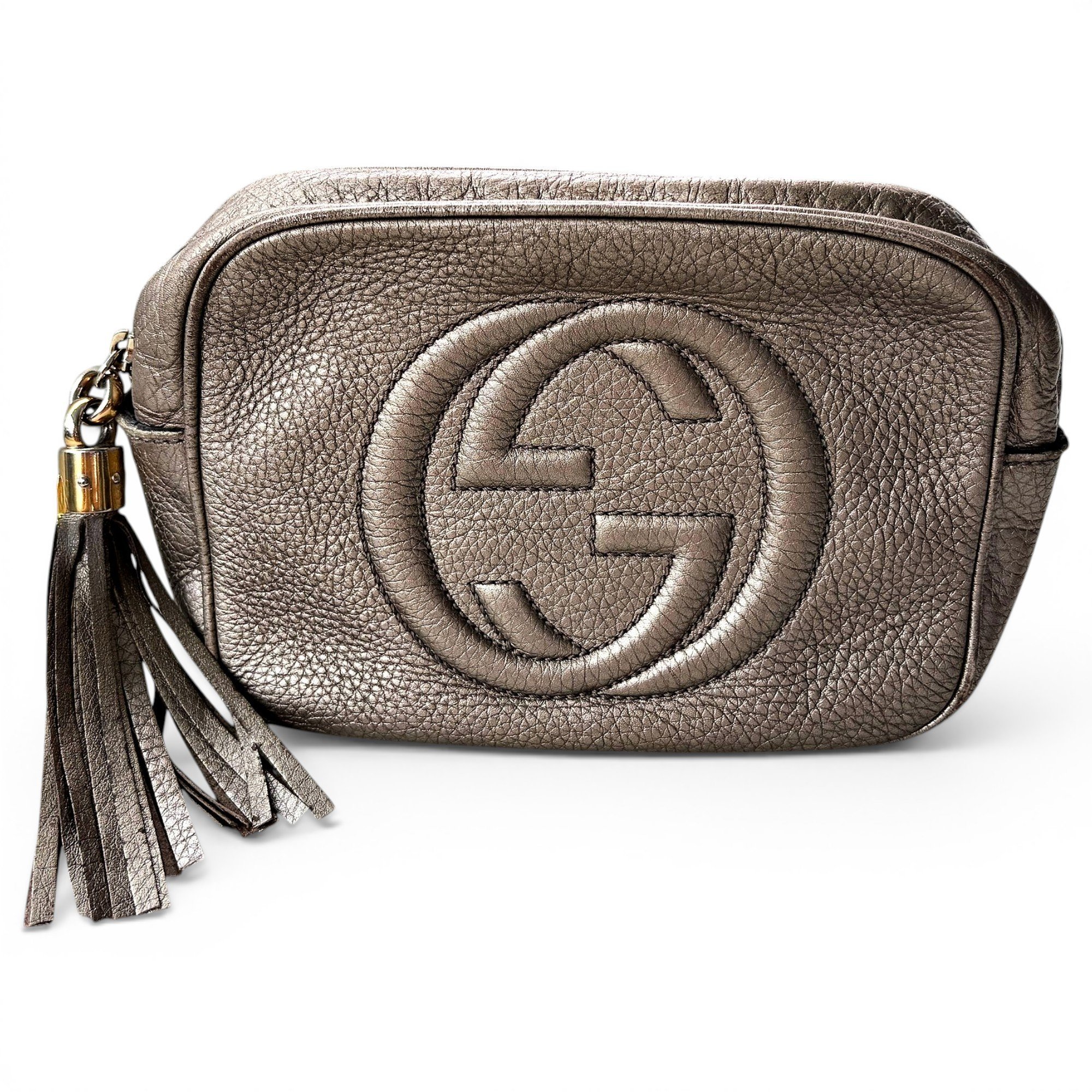 Soho leather clutch bag