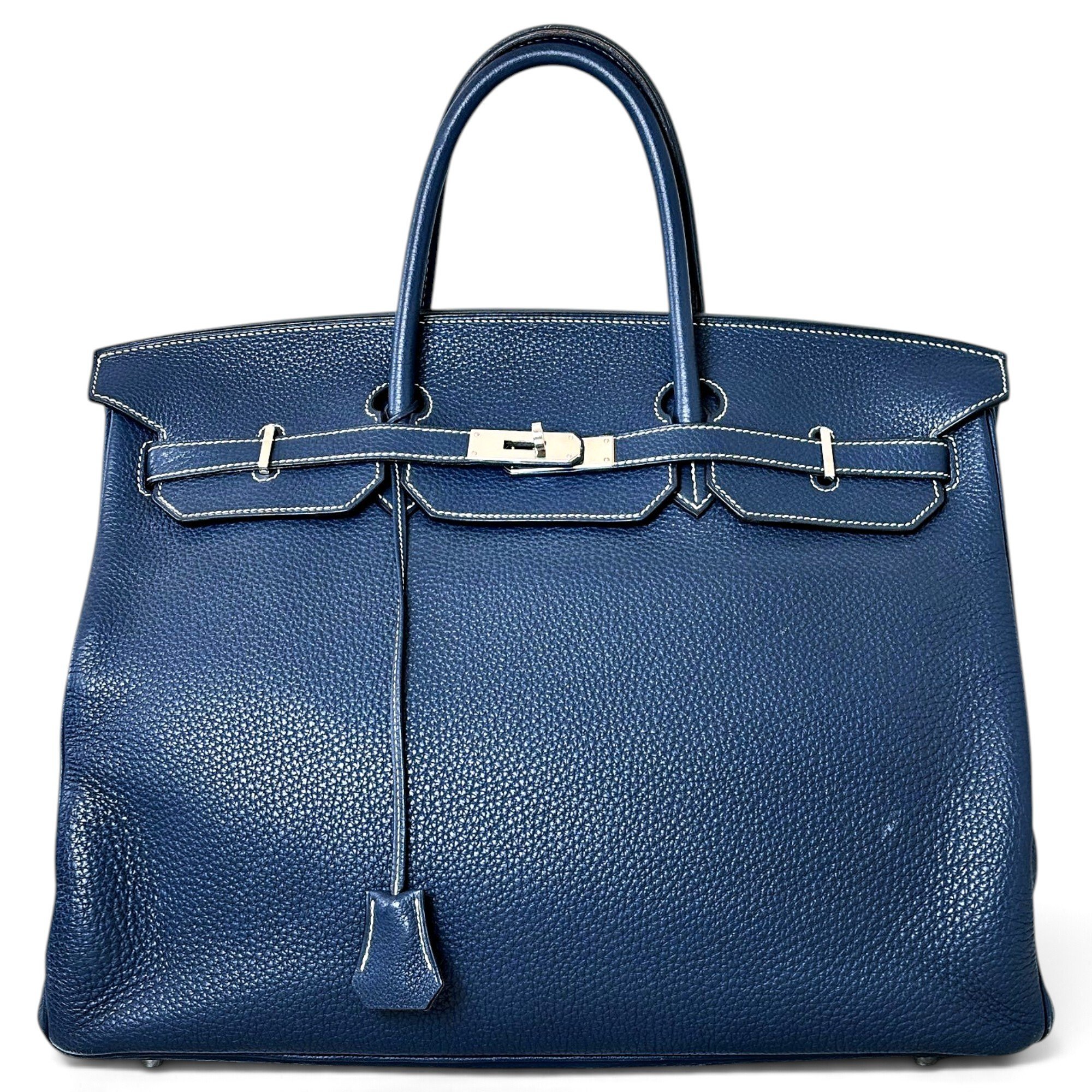 Birkin 40 leather handbag