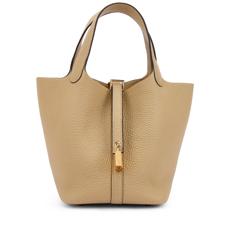 Hermes Trench Clemence Picotin Lock 18 Gold Hardware, 2025