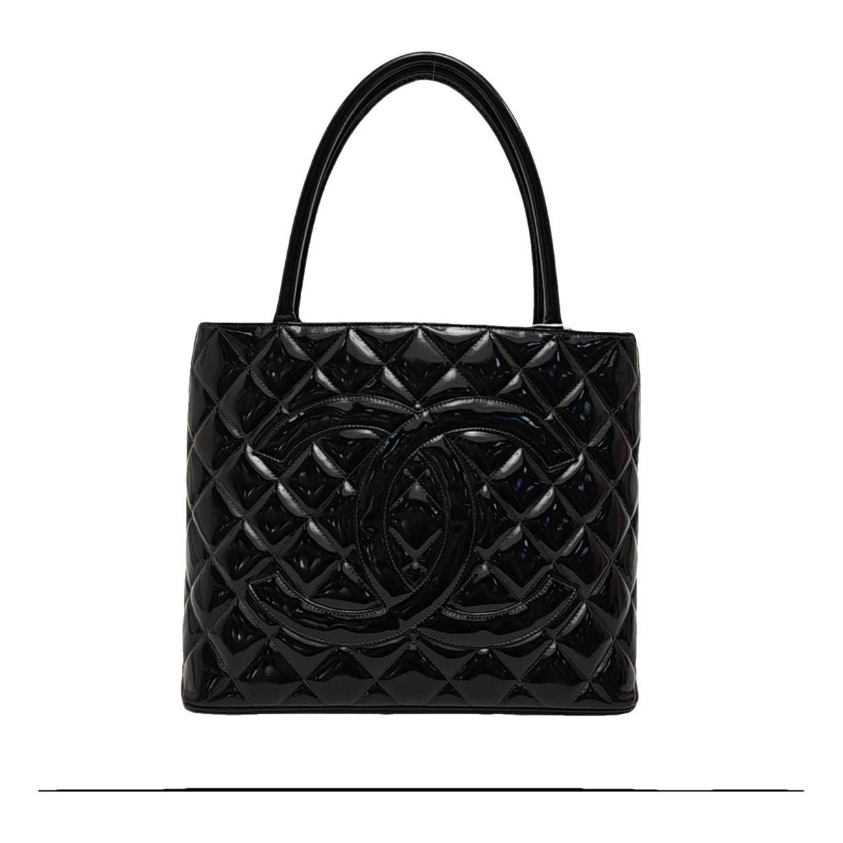 Médaillon leather handbag