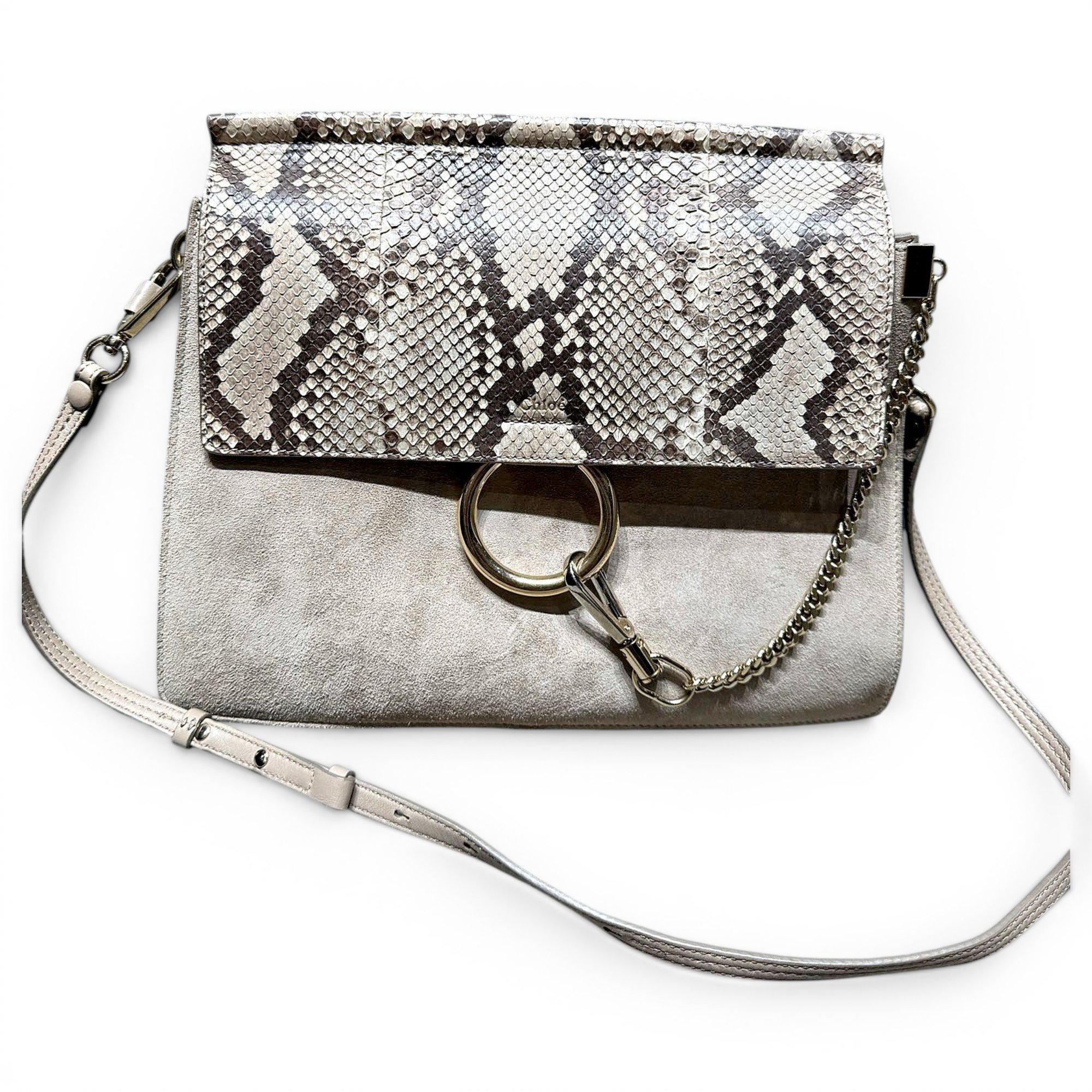 Faye leather handbag
