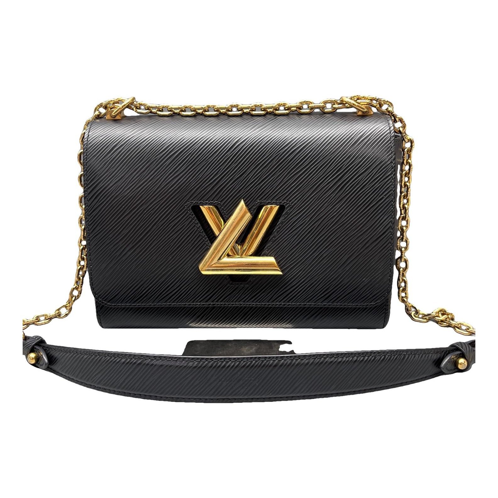 Twist leather handbag