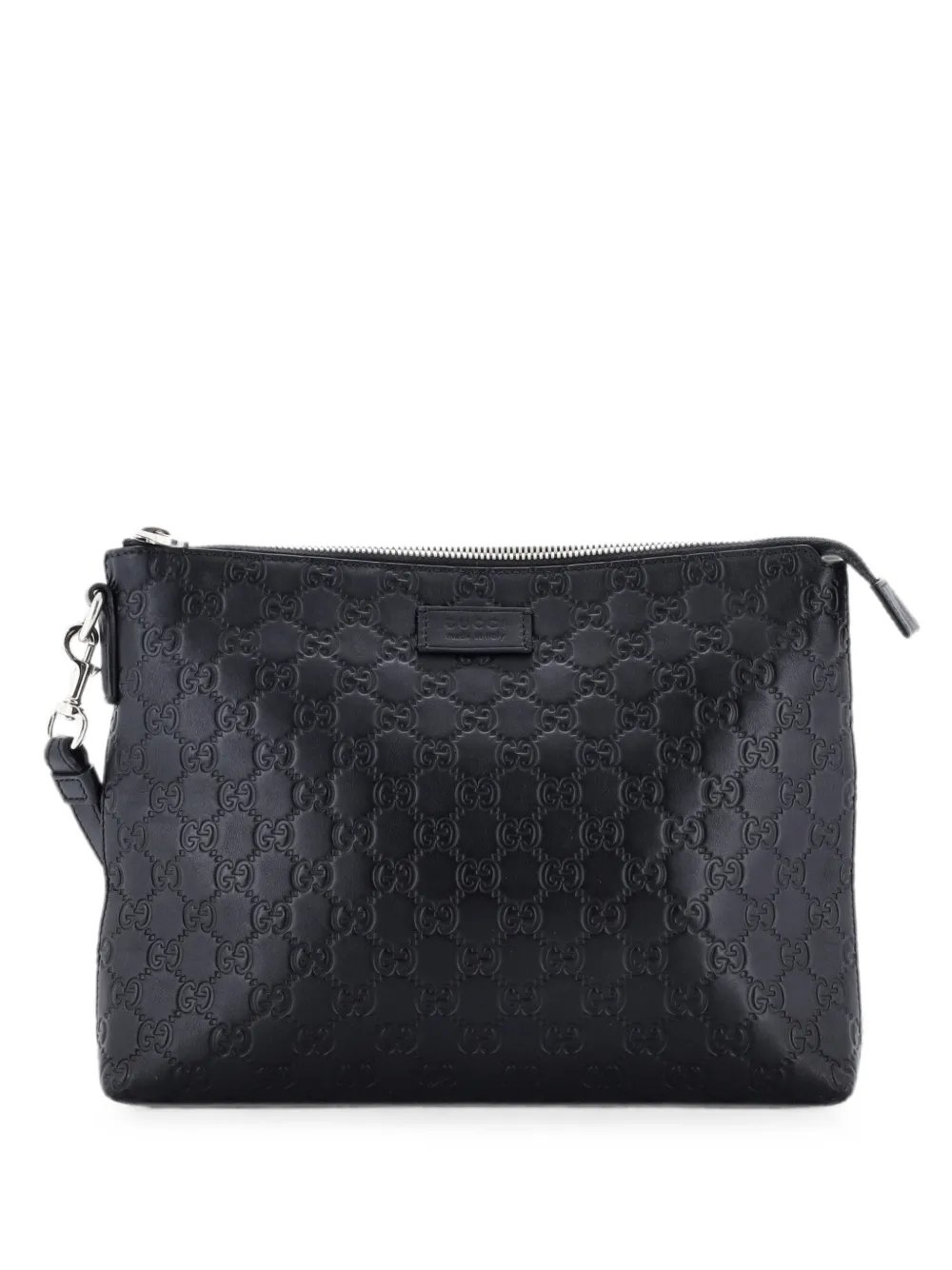 Signature Soft Wristlet Guccissima Leather clutch bag