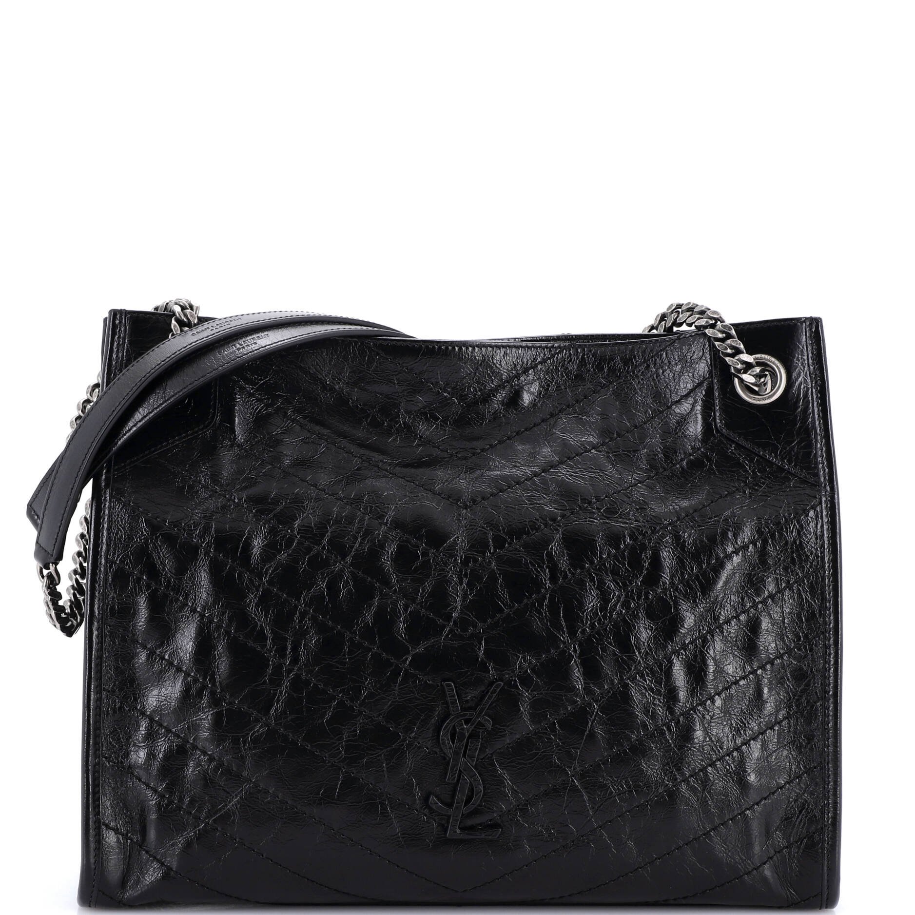Niki Shopping Tote Matelasse Chevron Leather Medium