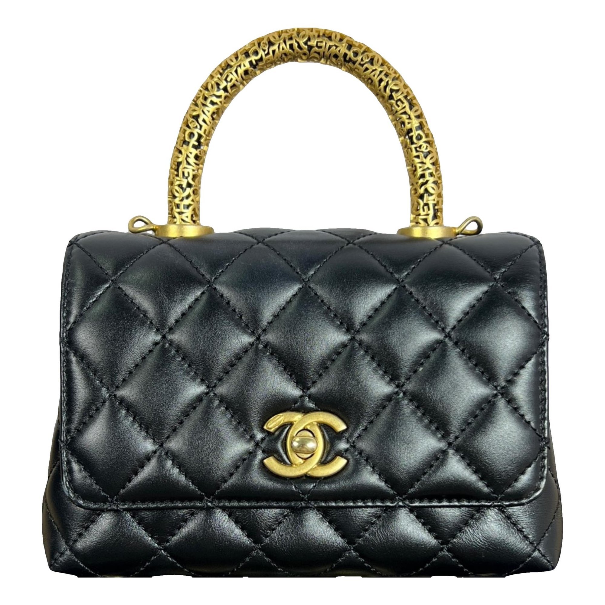 Coco Handle leather handbag