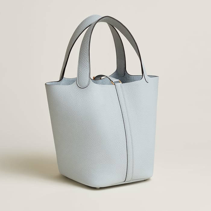 Bleu Pâle Picotin Lock 22 Bag
