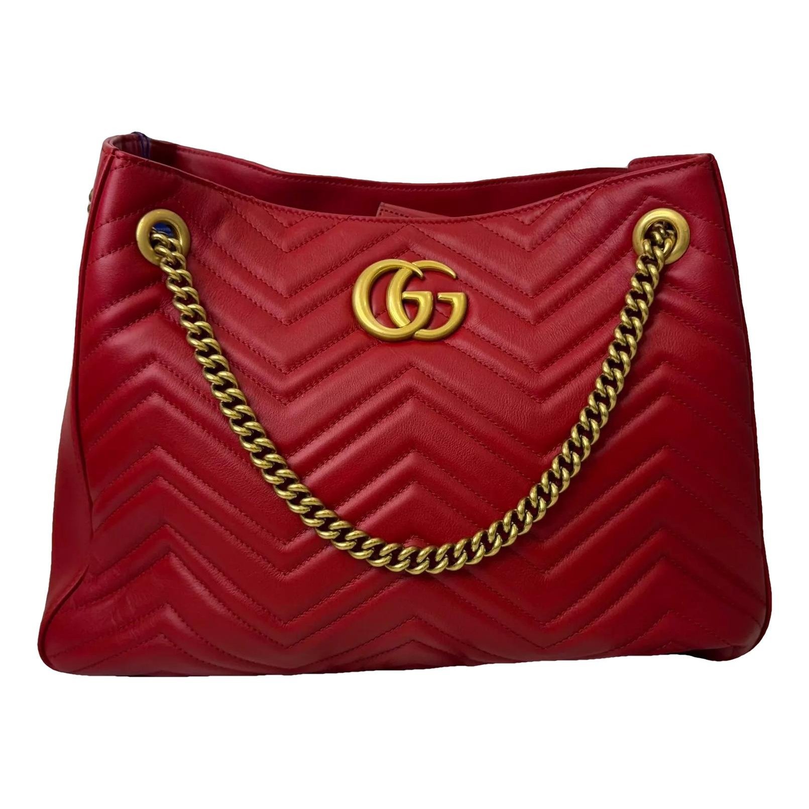 GG Marmont Chain leather handbag