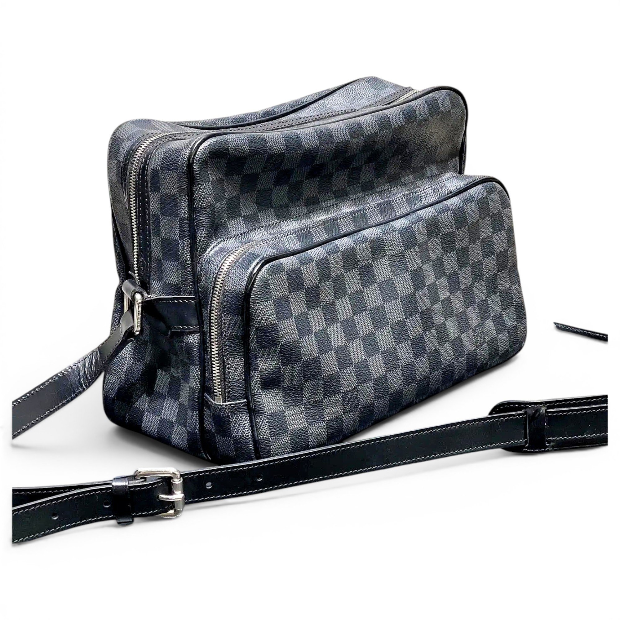 Vinyl crossbody bag