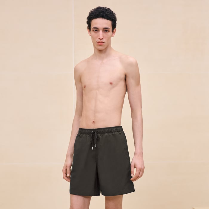 Kaki "H Fantome" Swim Trunks