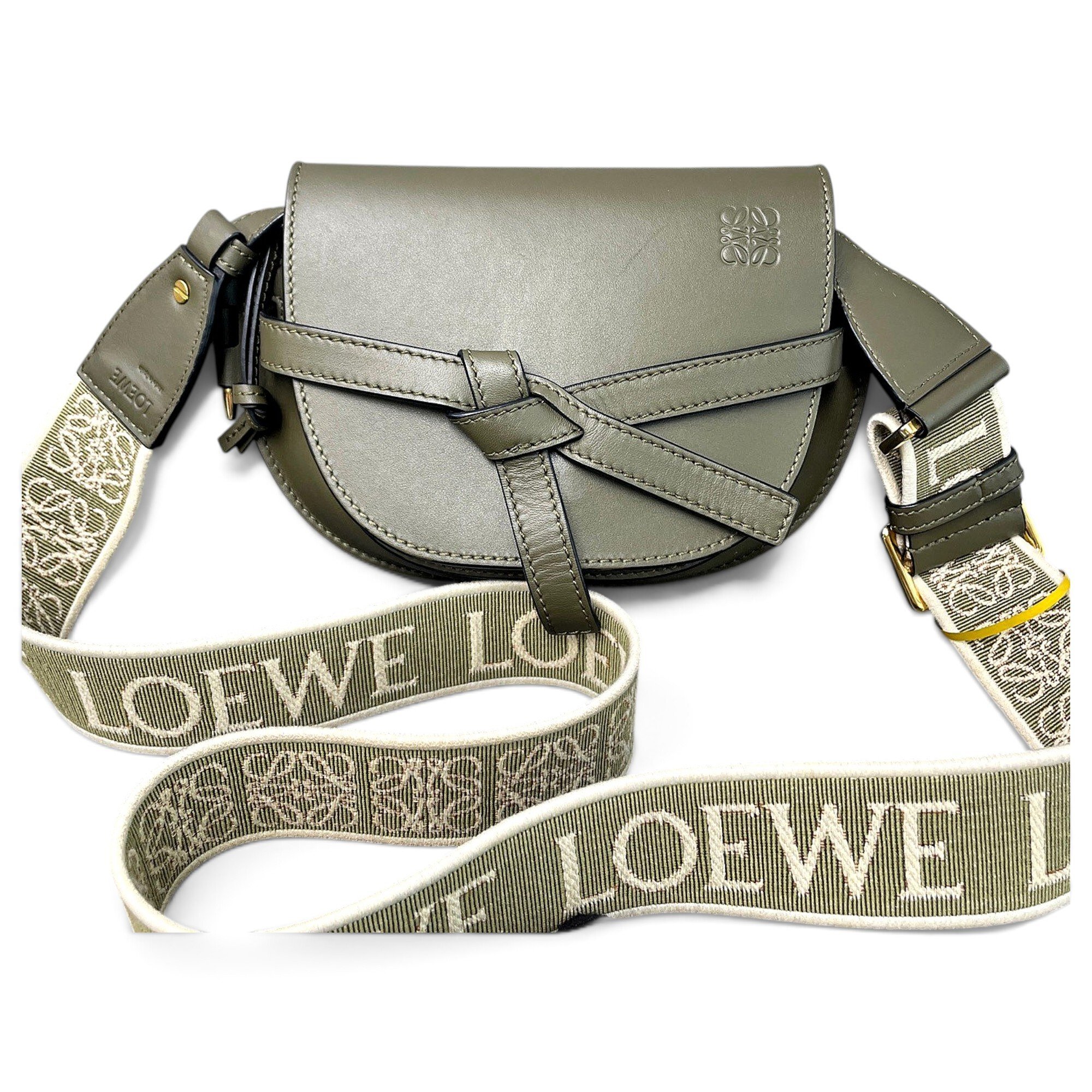 Gate leather crossbody bag
