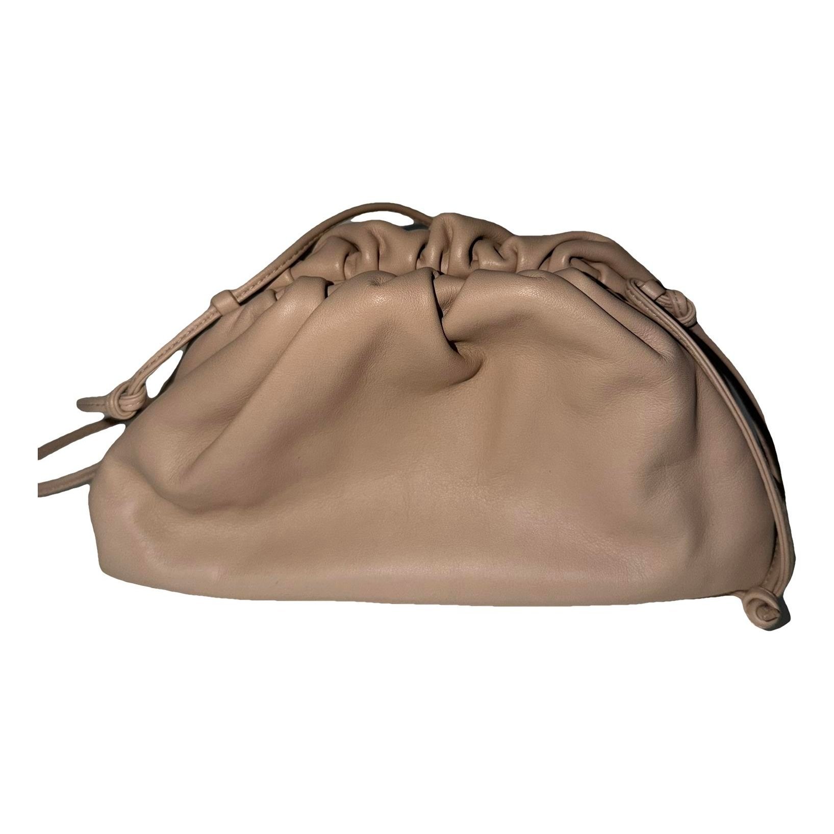 Pouch leather handbag