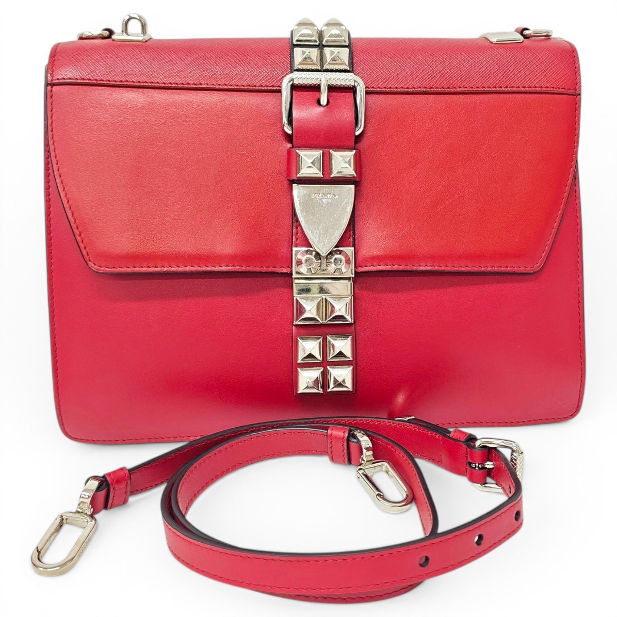 Leather handbag