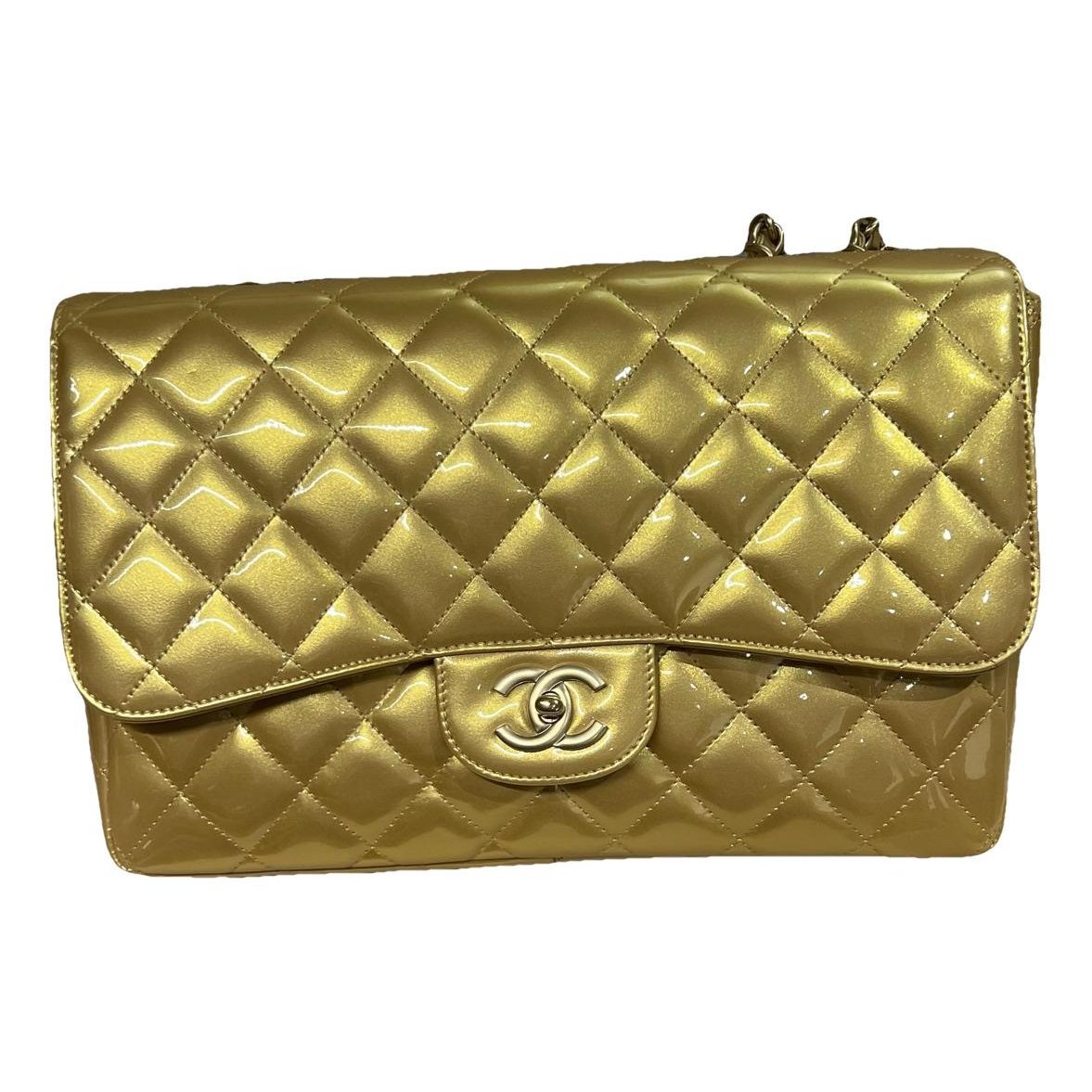 Timeless/Classique patent leather handbag