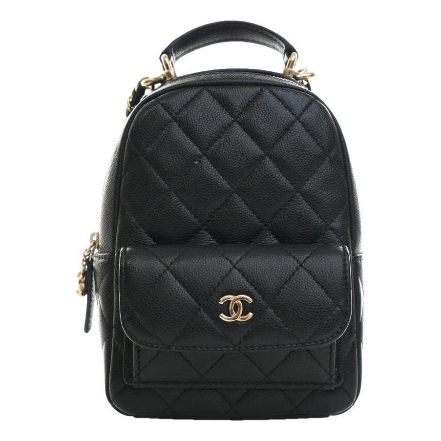 Leather backpack