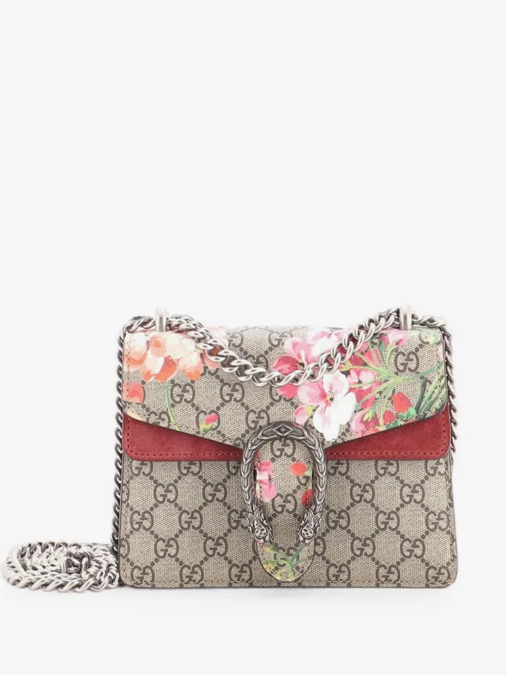 Dionysus Bag Blooms Print GG Coated Canvas Mini shoulder bag