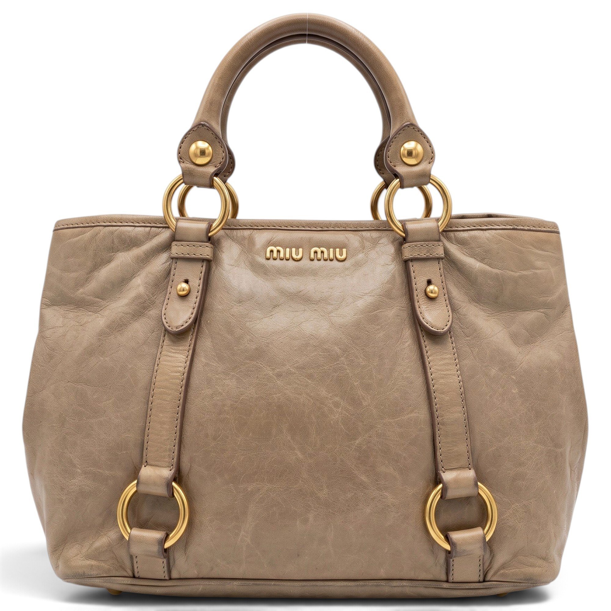 Leather handbag