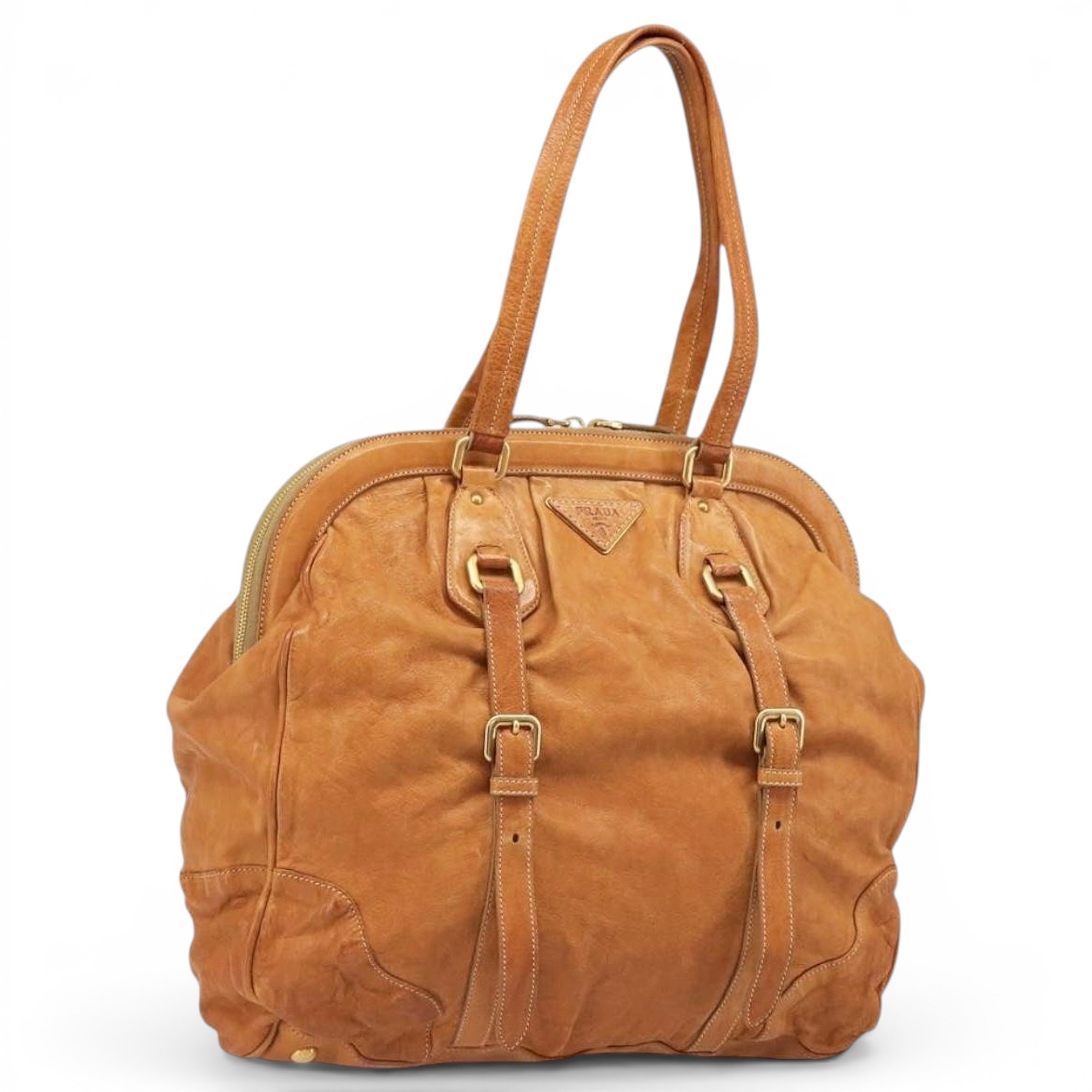 Leather handbag