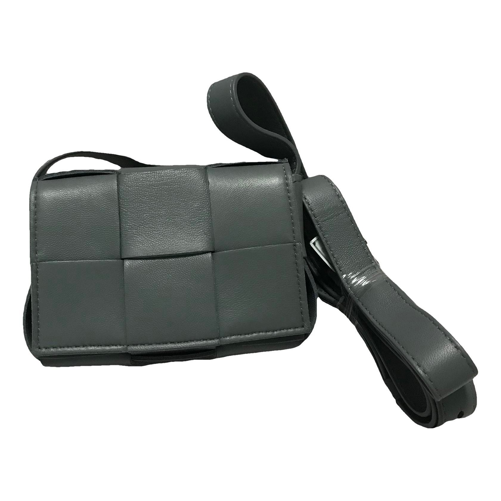 Cassette leather crossbody bag