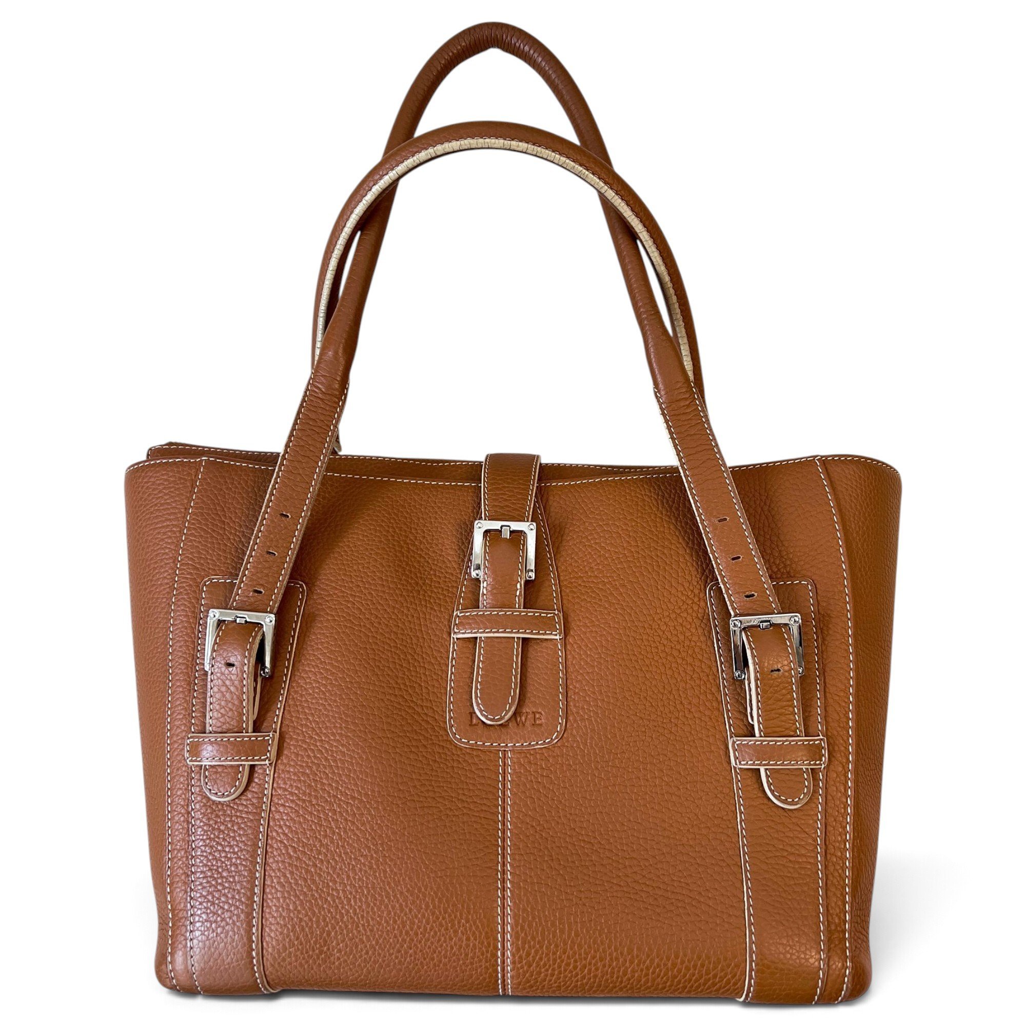Leather handbag